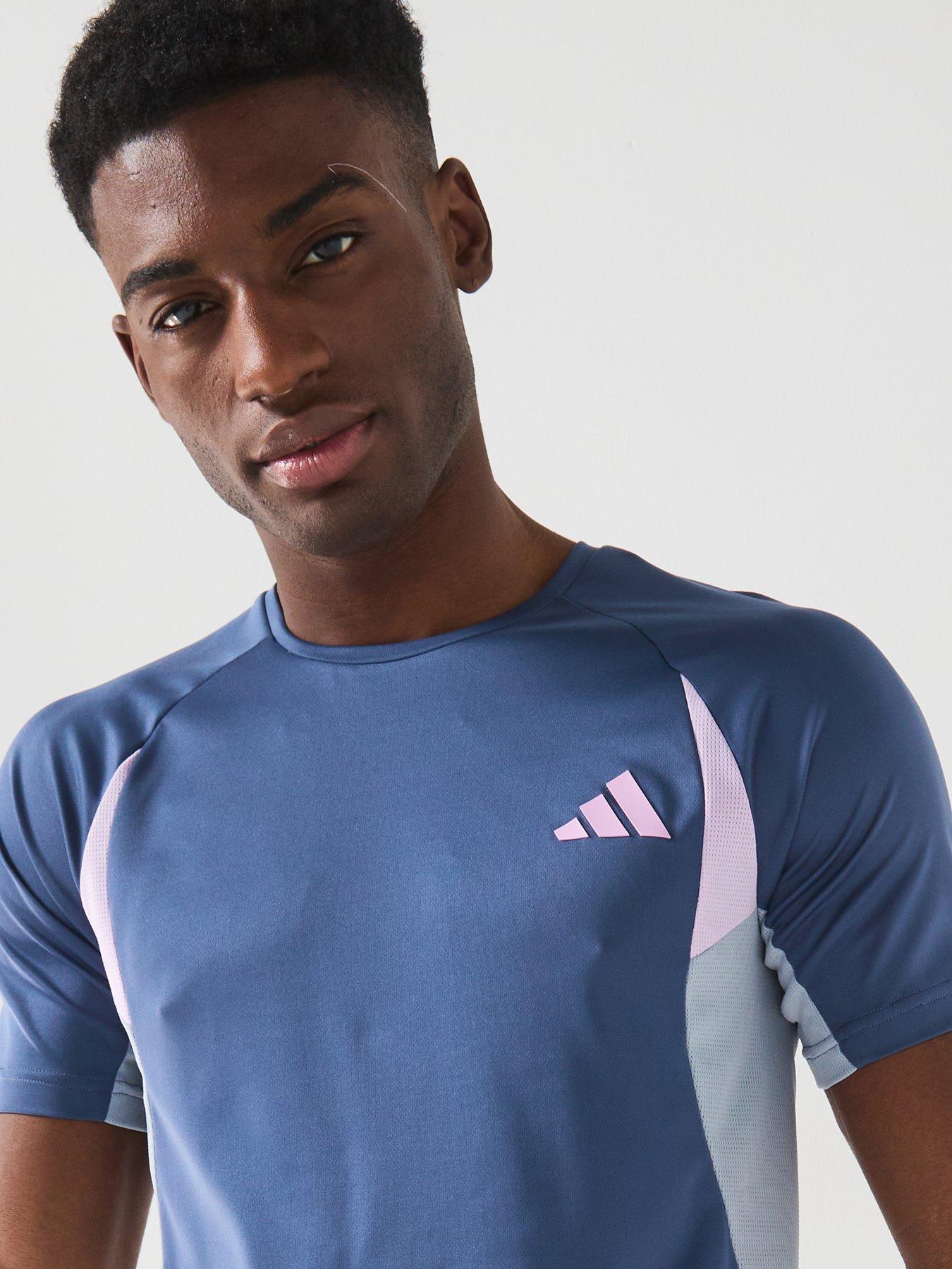  image of adidas-mens-training-tech-t-shirt-preloved-ink
