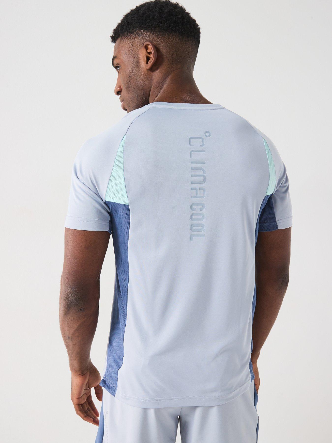 image of adidas-mens-training-tech-t-shirt-halo-silver