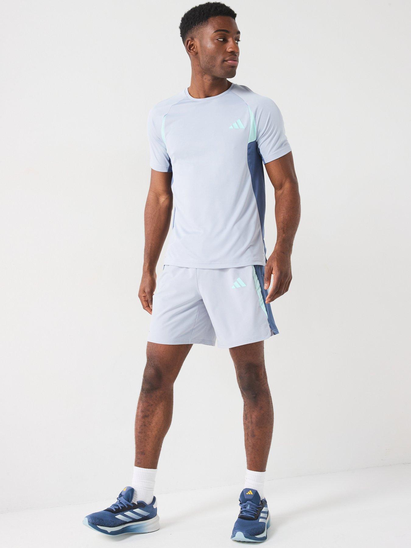  image of adidas-mens-training-tech-t-shirt-halo-silver