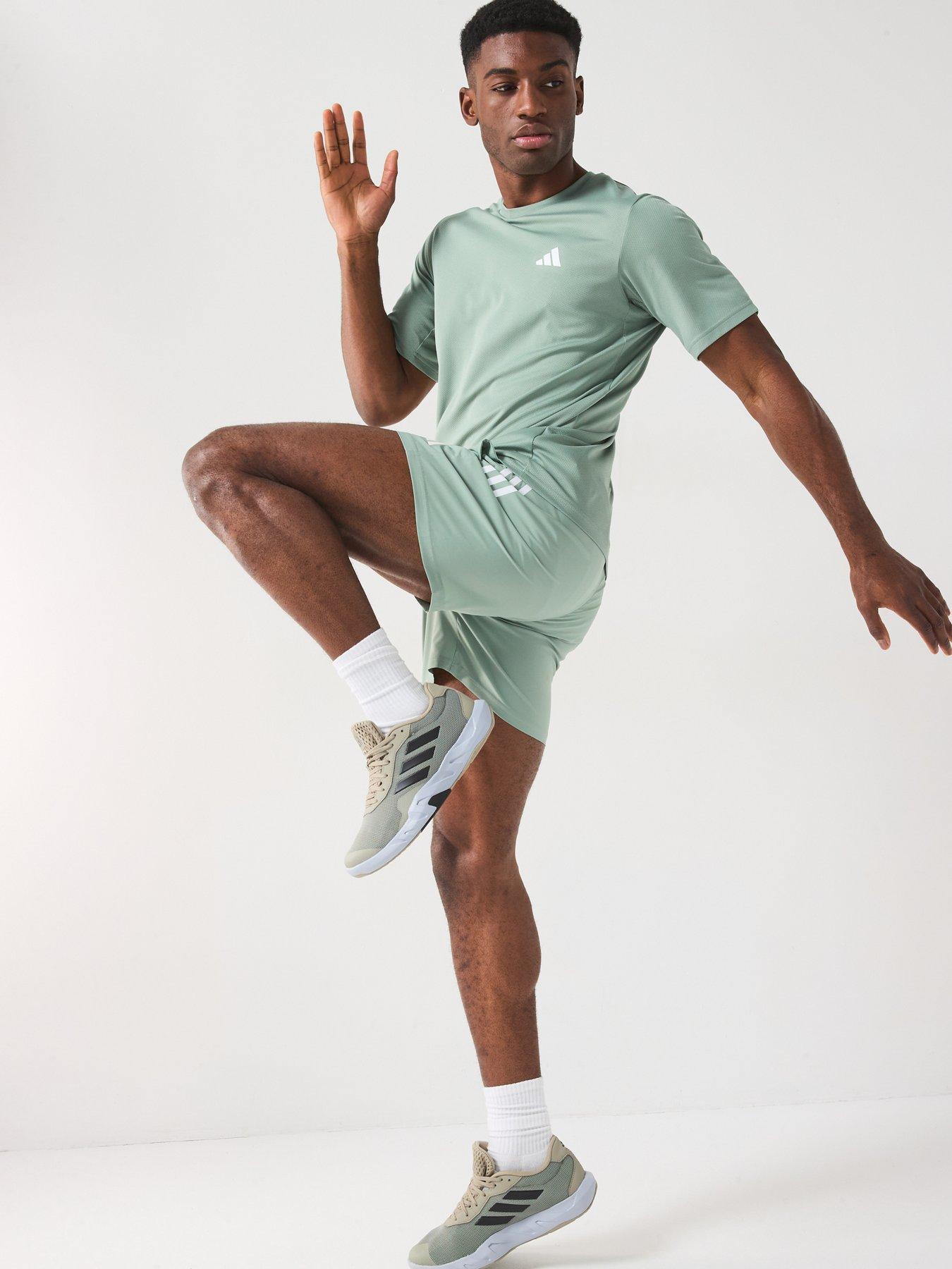  image of adidas-mens-running-own-the-run-t-shirt-green