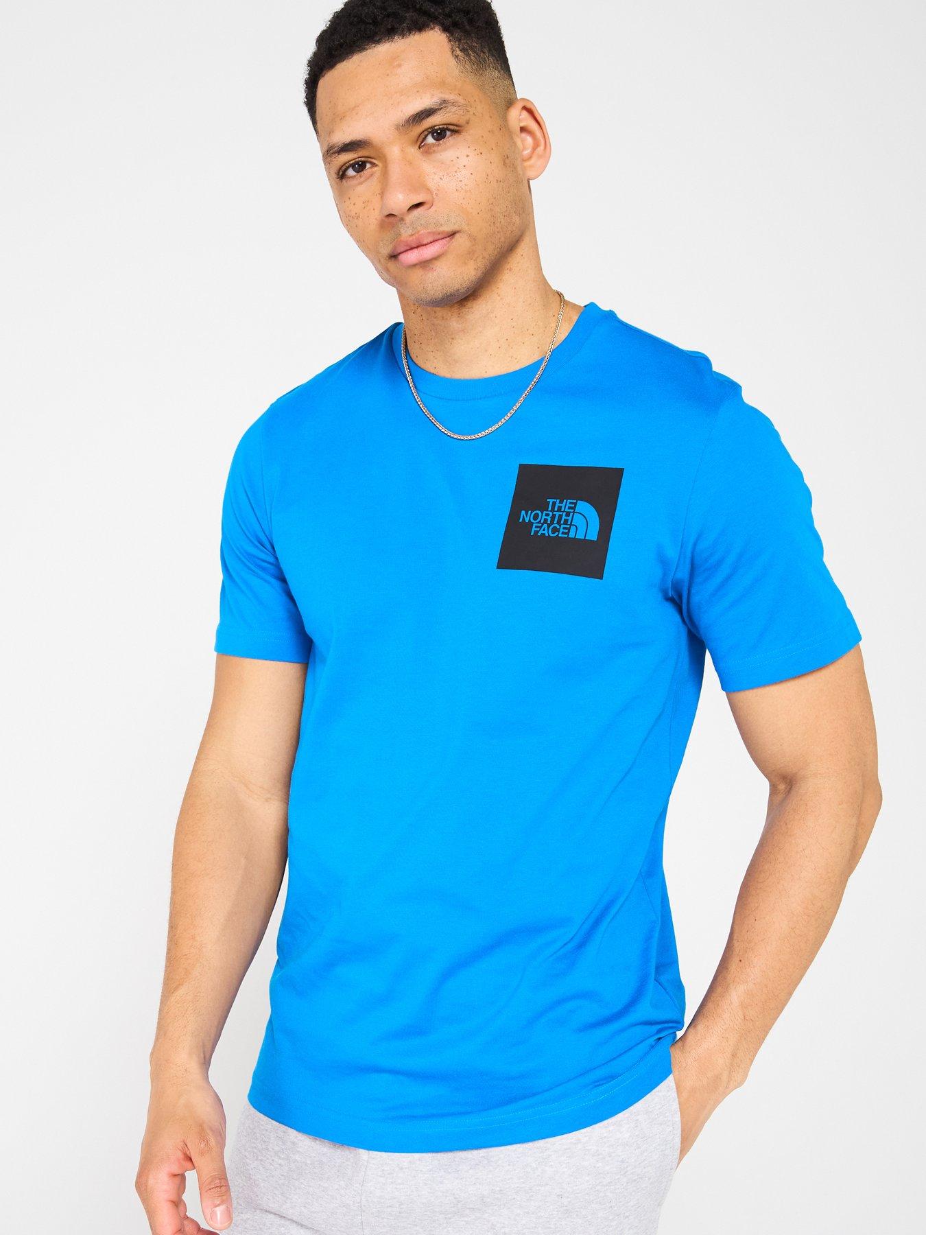  image of the-north-face-mens-short-sleeve-fine-tee-blue