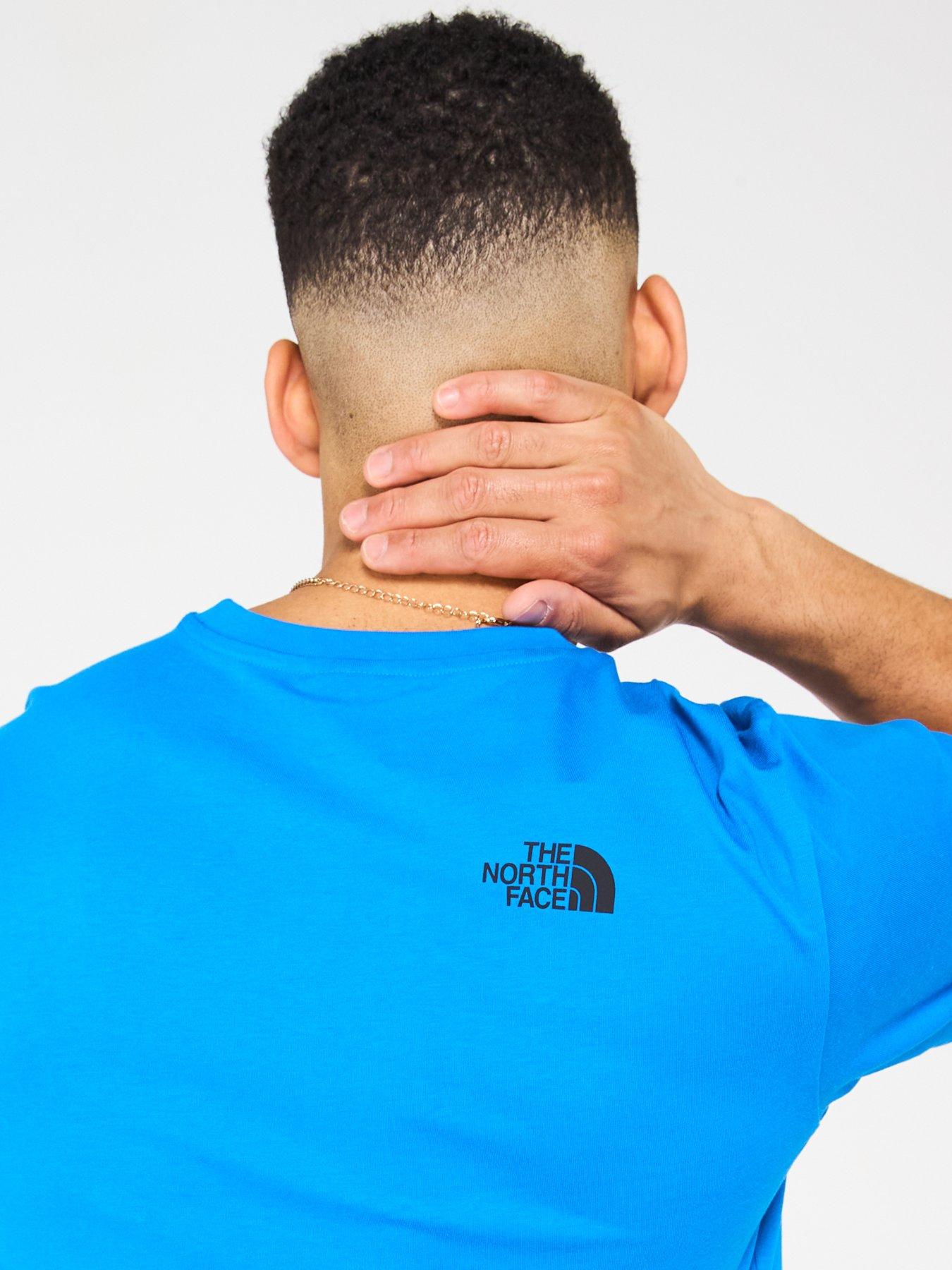  image of the-north-face-mens-short-sleeve-fine-tee-blue