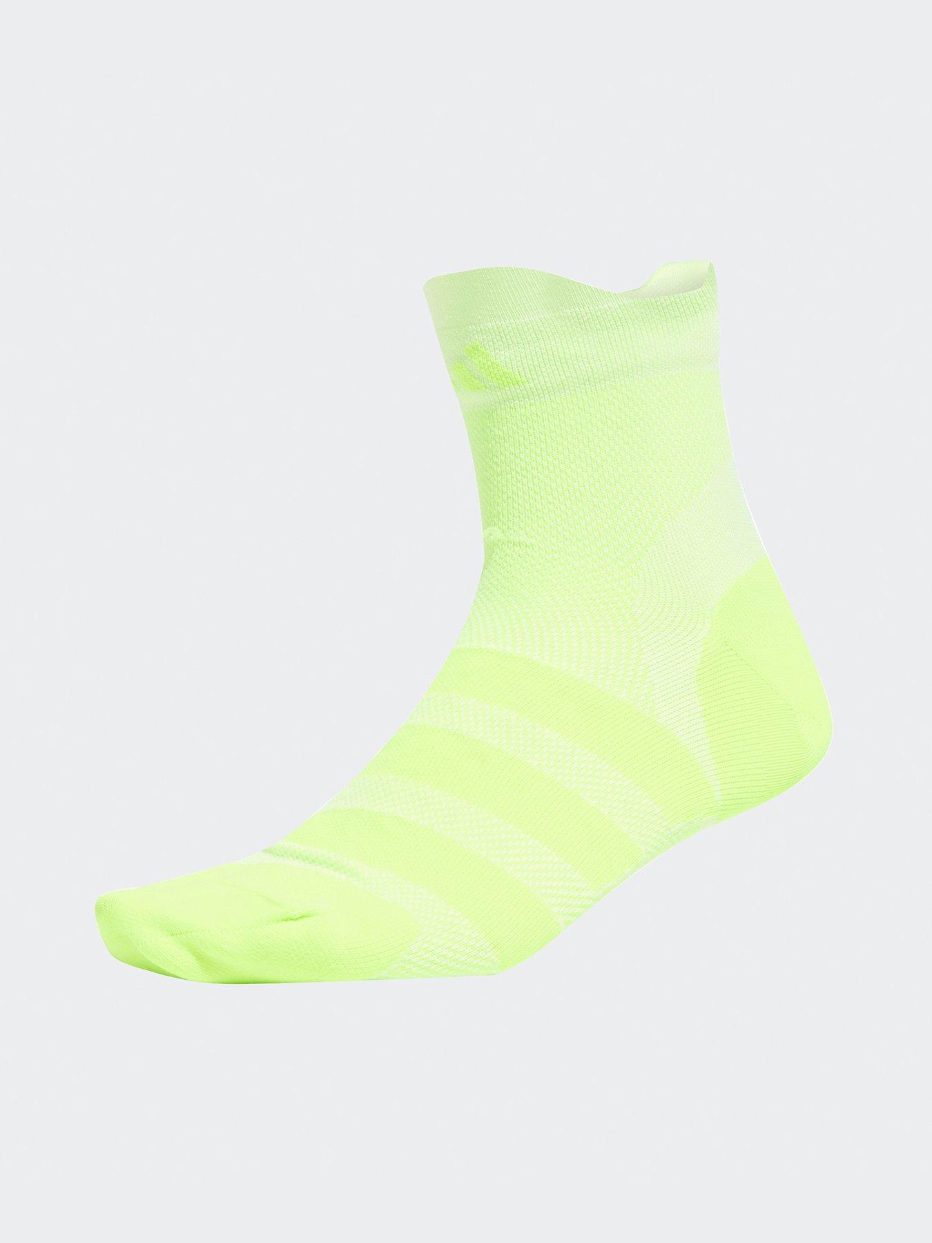 adidas-unisex-running-x-adizero-socks-yellow