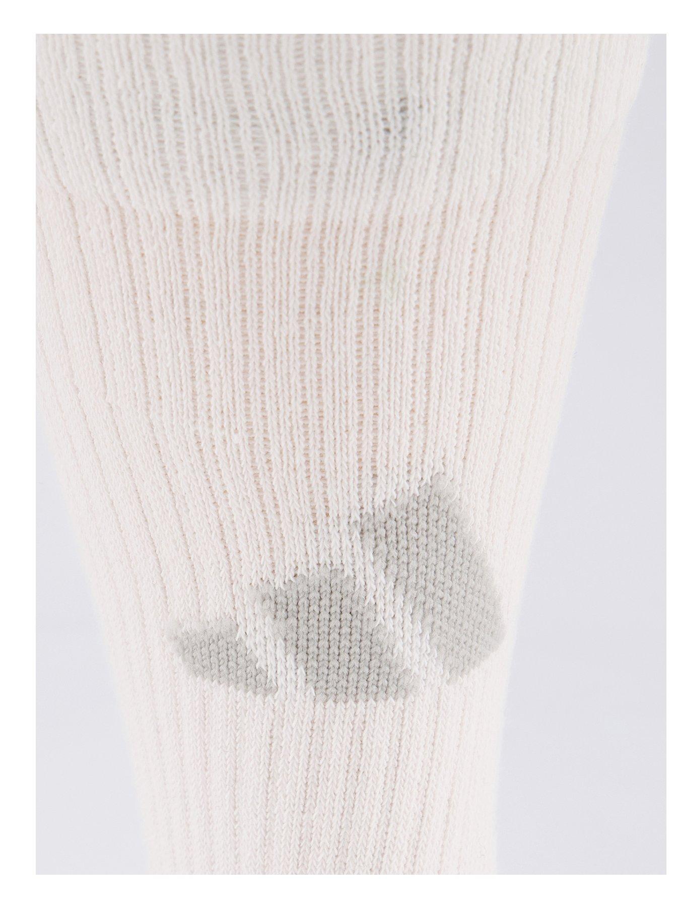 Image 3 of 4 of adidas Unisex Training Essential Crew Socks 3 Pack - White/Grey