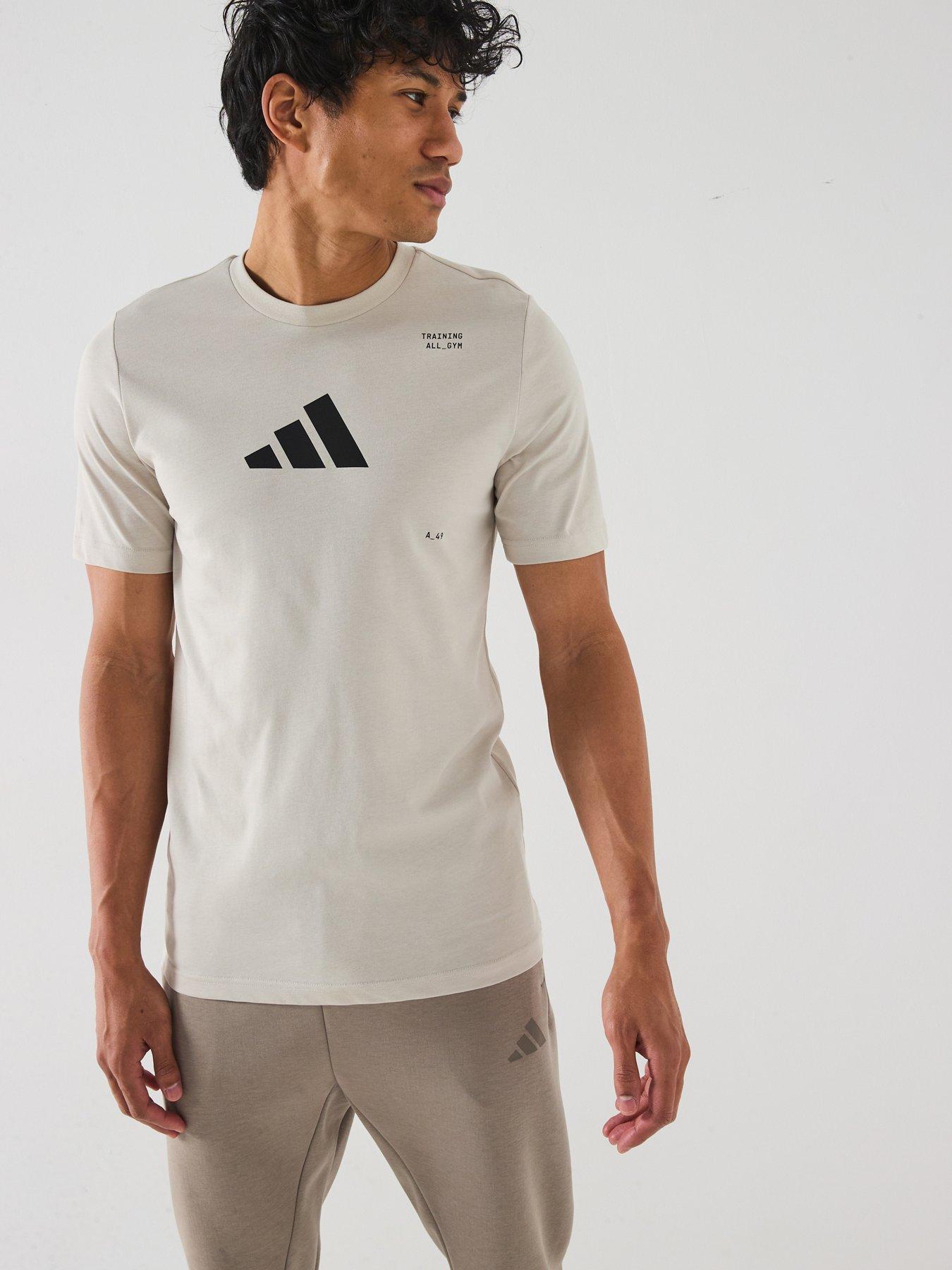 undefined Mens Training Graphic T-Shirt - Grey