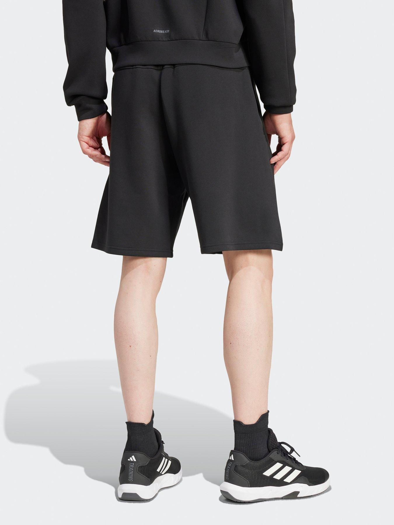  image of adidas-mens-training-d4t-7-inch-knit-shorts-black