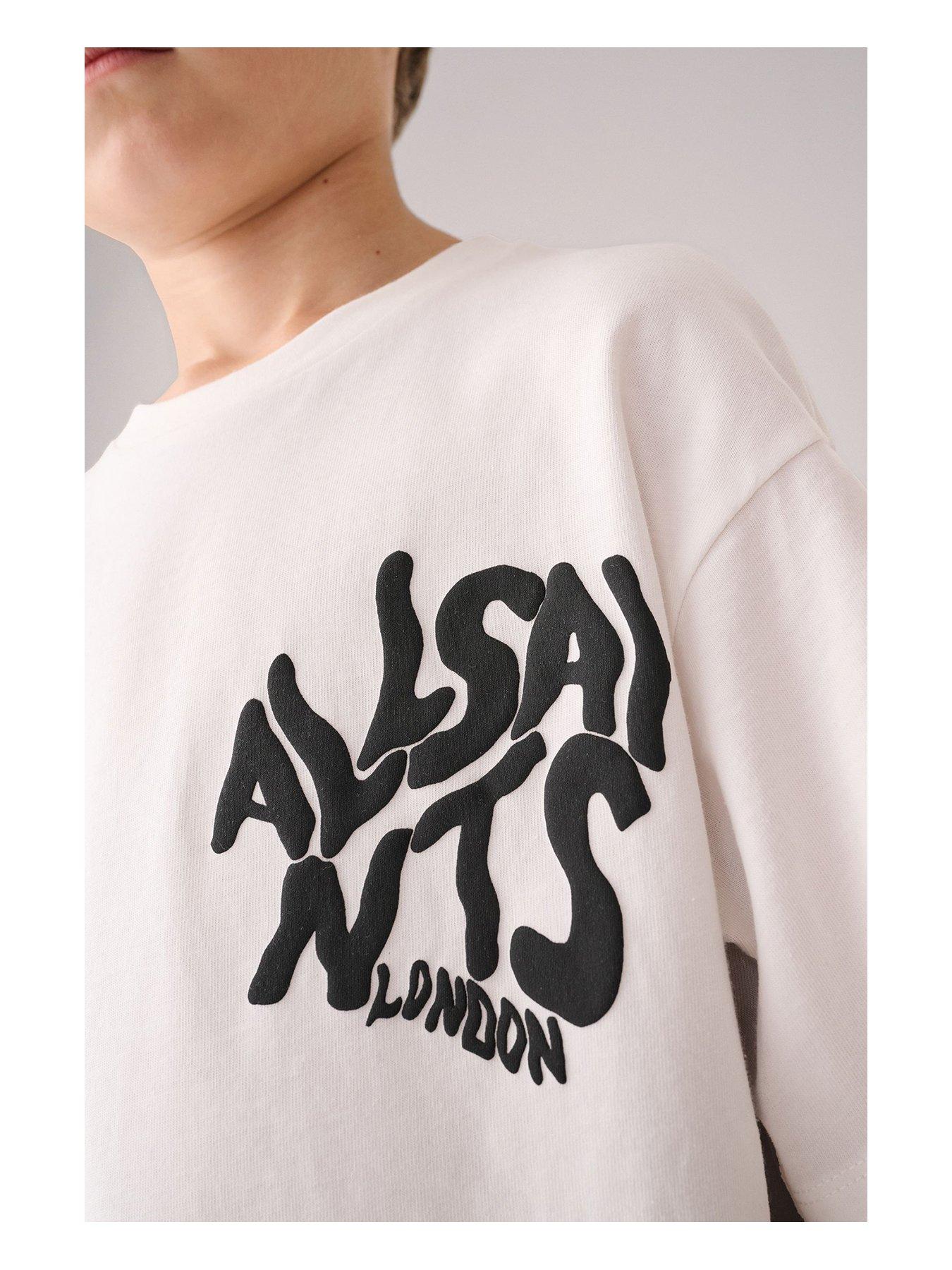 Image 3 of 7 of smALLSAINTS Boys Back Print Orlando Logo T-shirt - White