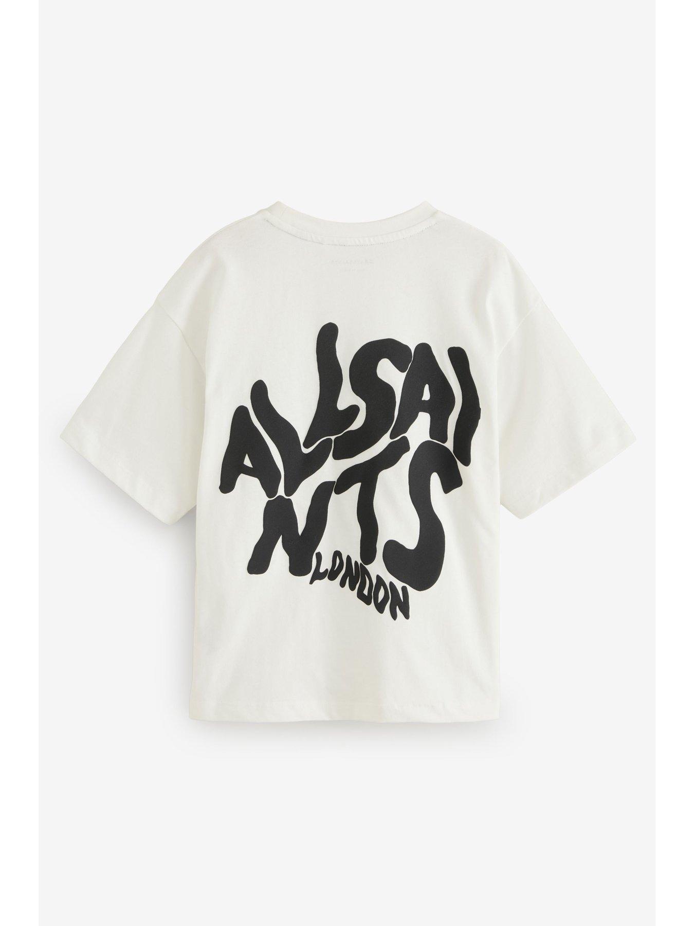 Image 5 of 7 of smALLSAINTS Boys Back Print Orlando Logo T-shirt - White
