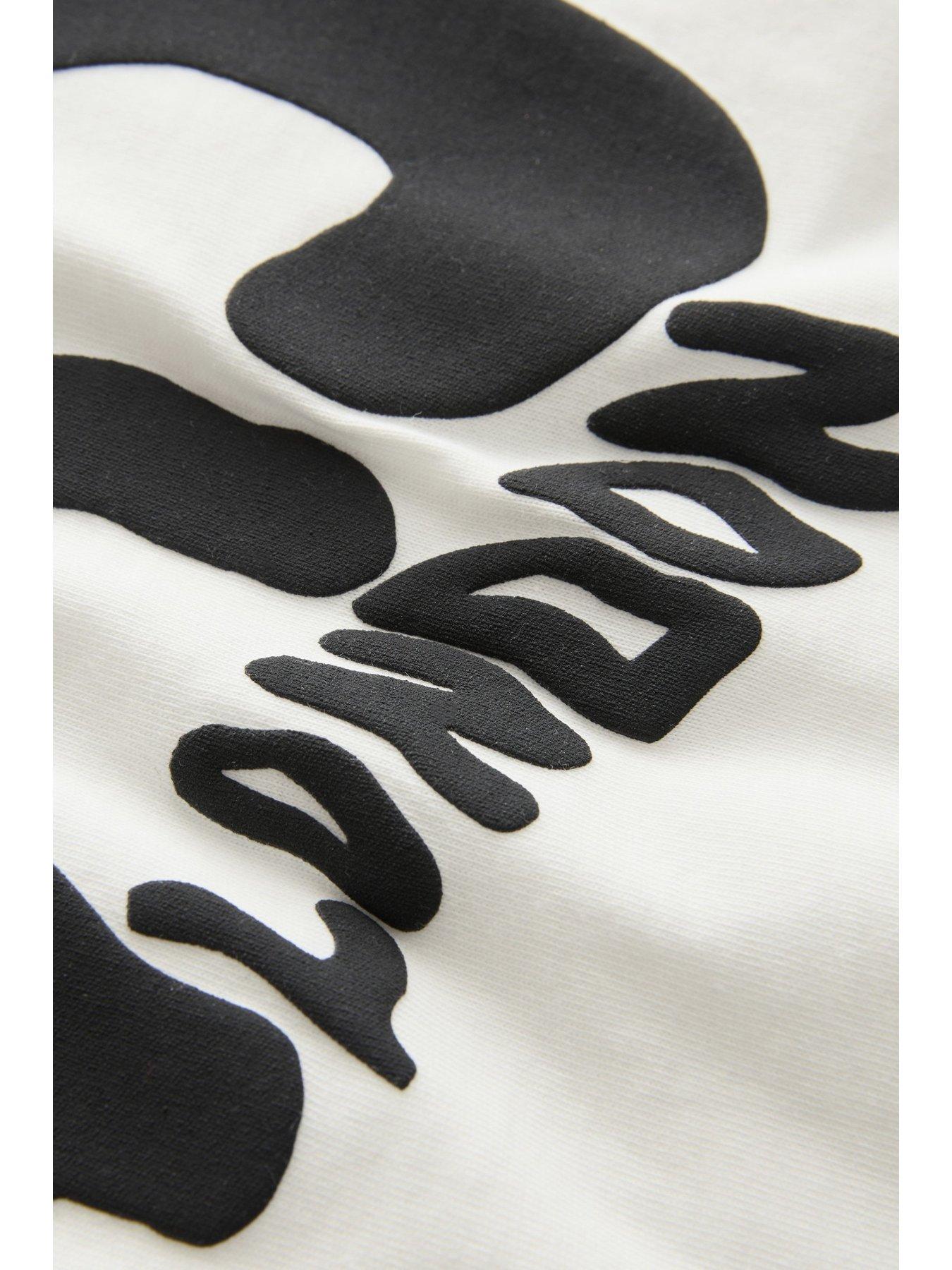 Image 6 of 7 of smALLSAINTS Boys Back Print Orlando Logo T-shirt - White