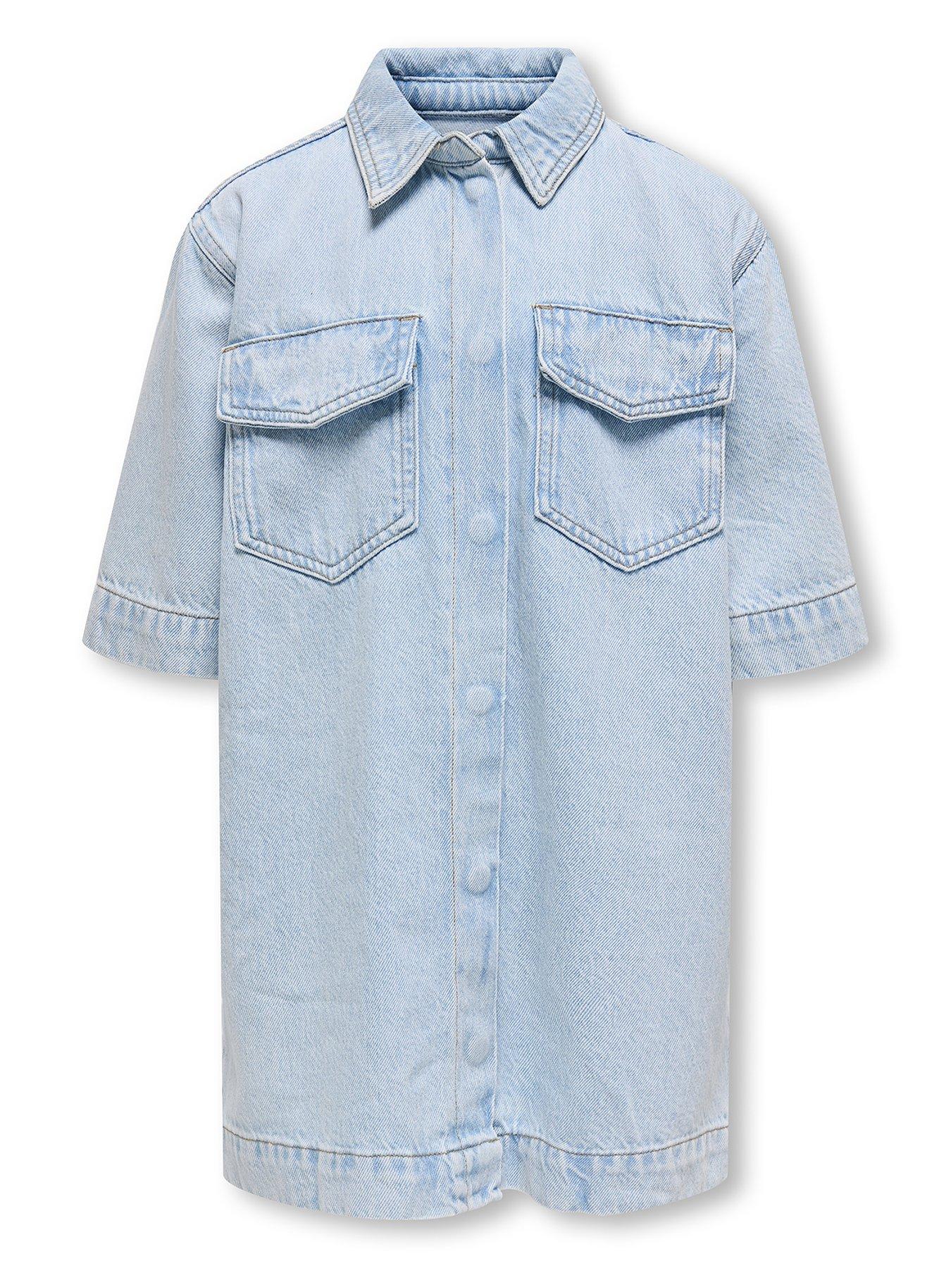 only-kids-girls-sophie-oversized-denim-shirt-dress-light-blue-denim
