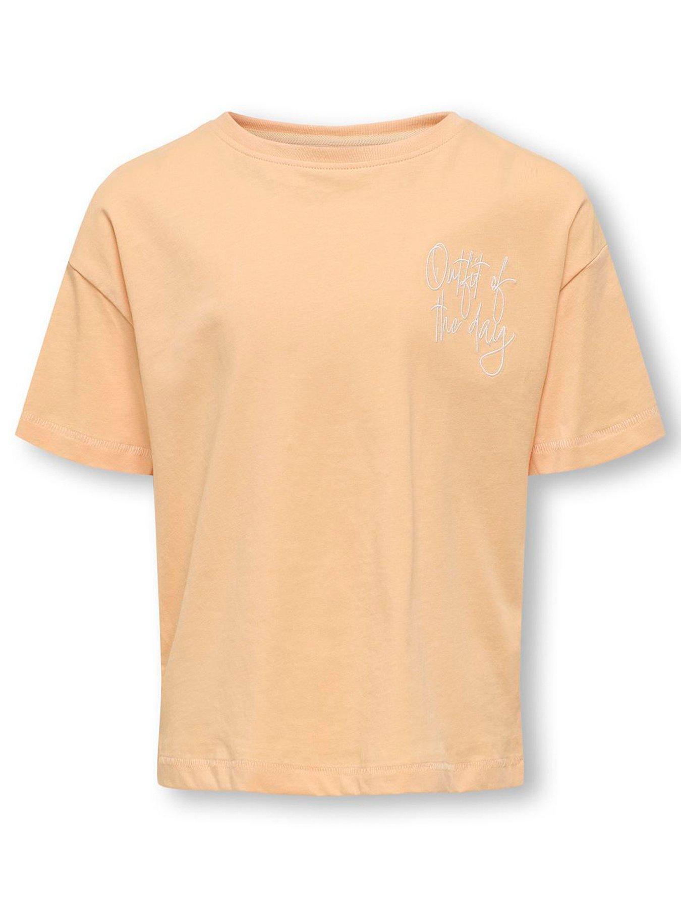 only-kids-girls-wear-it-short-sleeve-t-shirt-caramel-cream-orange
