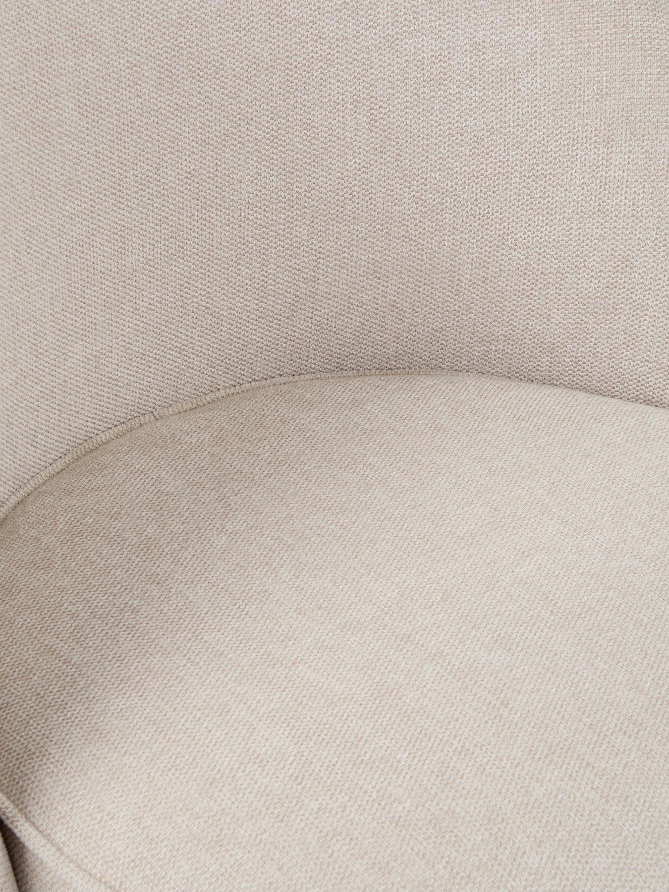  image of very-home-arabella-round-dining-table-4-carina-natural-chairs-whiteblacknatural
