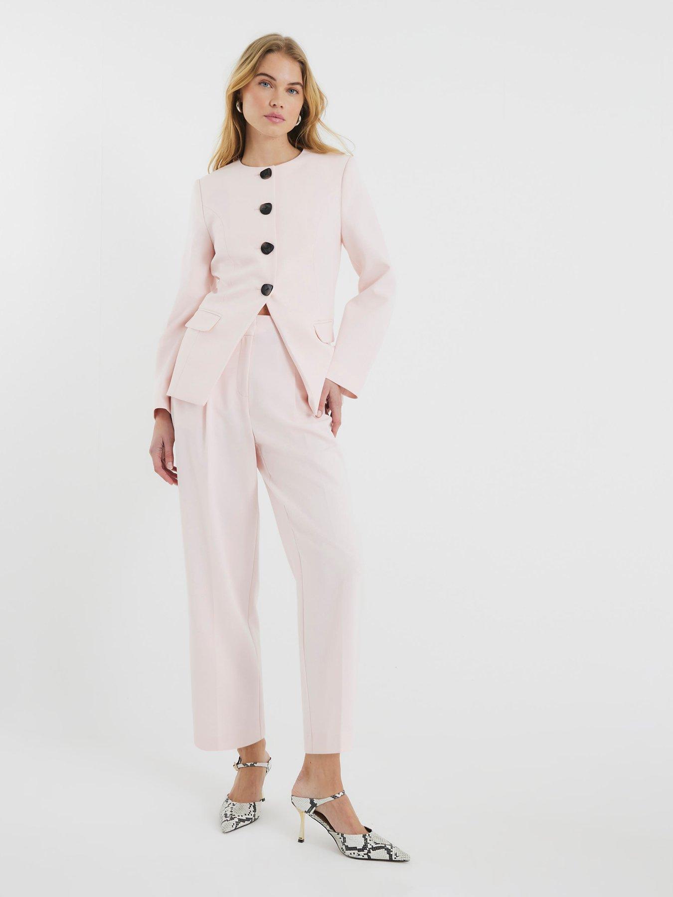  image of river-island-straight-leg-trouser-pink
