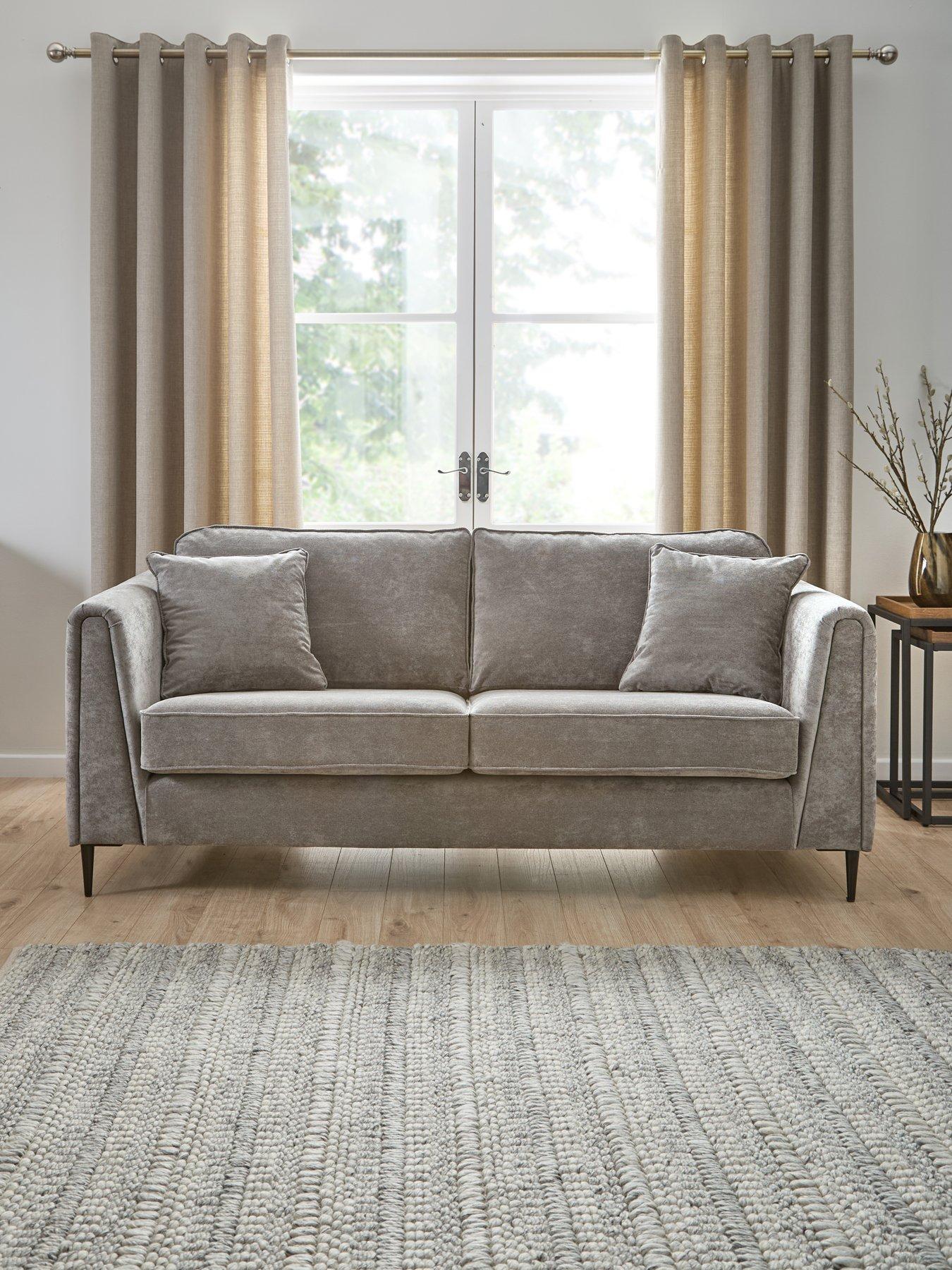 Very Home Messina 3 Seater Standard Back Fabric Sofa - FSC® Certified