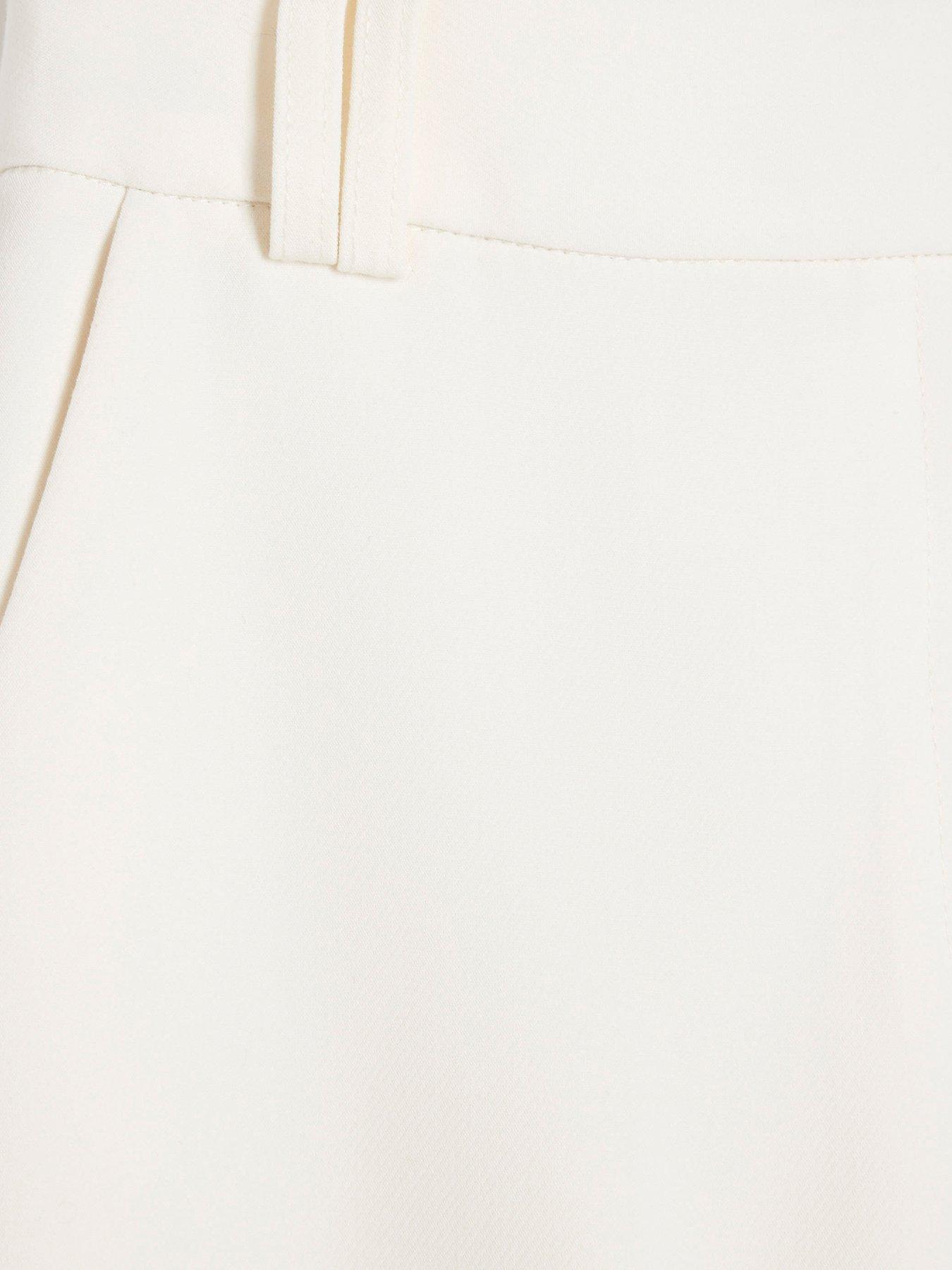  image of river-island-slim-flare-trouser-cream