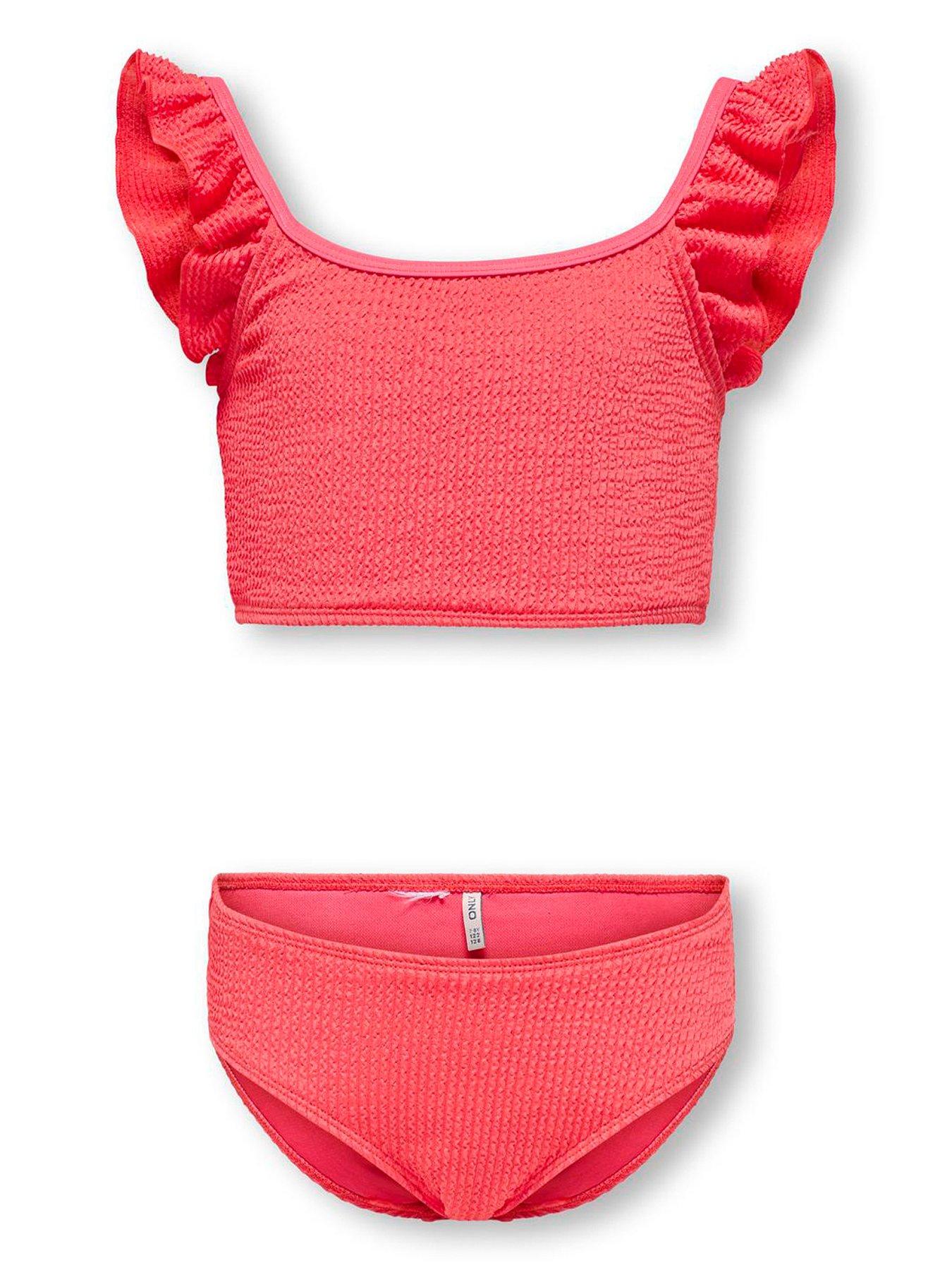 Only Kids Girls Textured Bikini - Dubarry