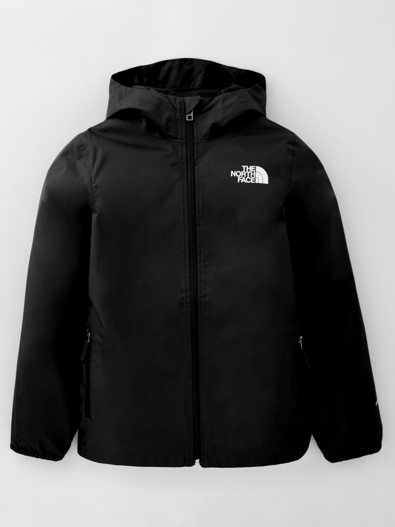 THE NORTH FACE Teen Zipline Rain Jacket - Black | Littlewoods