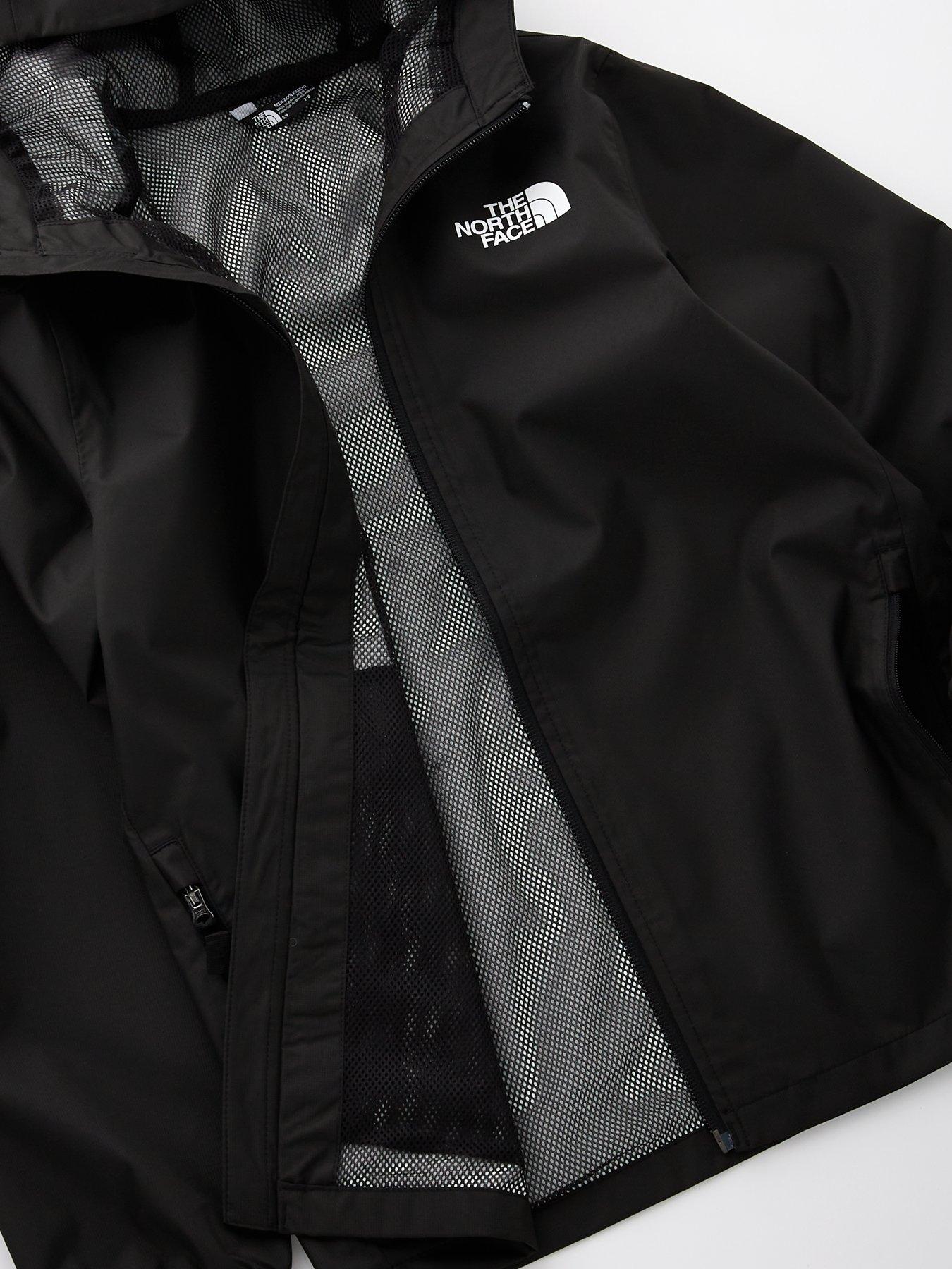 THE NORTH FACE Teen Zipline Rain Jacket - Black | Littlewoods