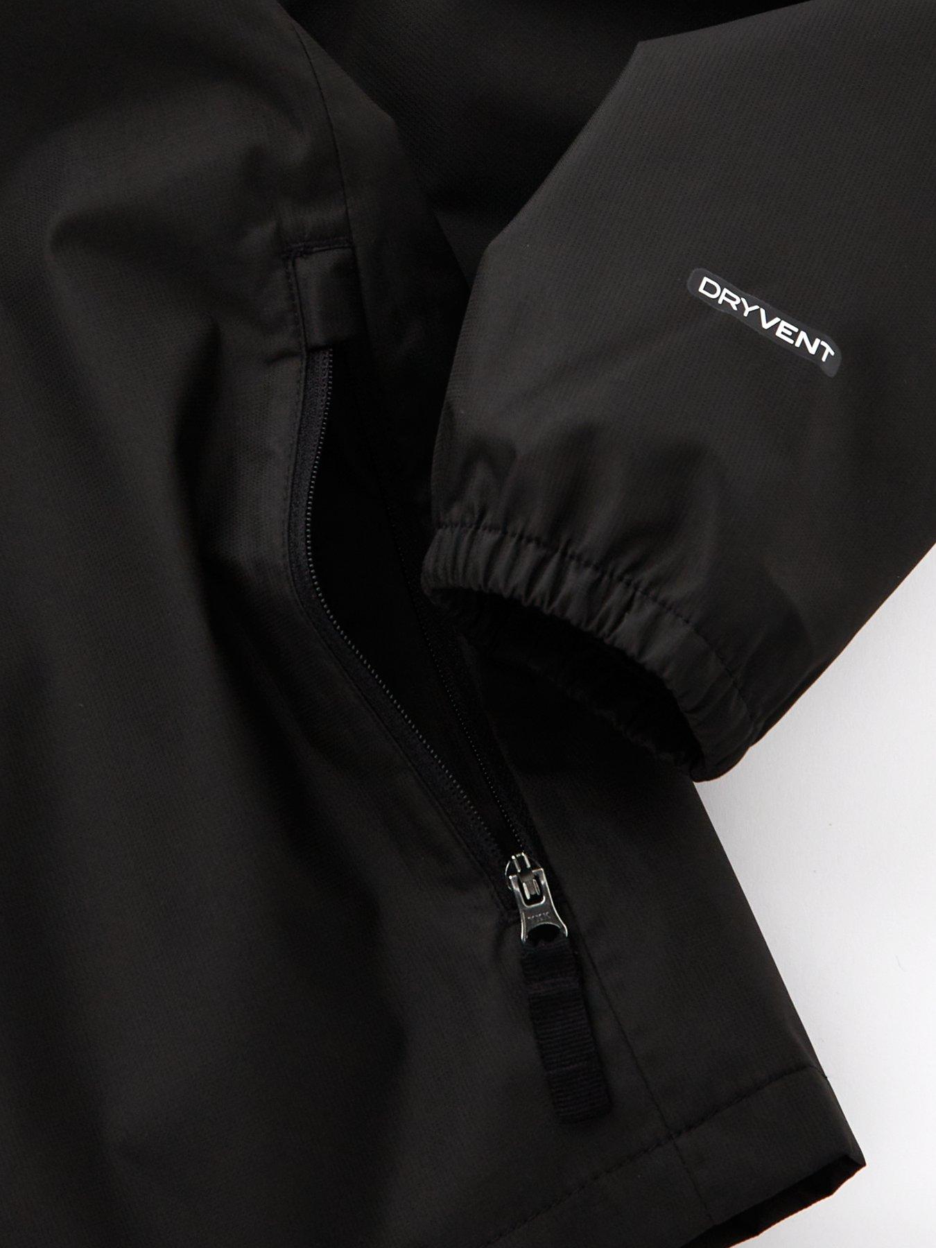 THE NORTH FACE Teen Zipline Rain Jacket - Black | Littlewoods