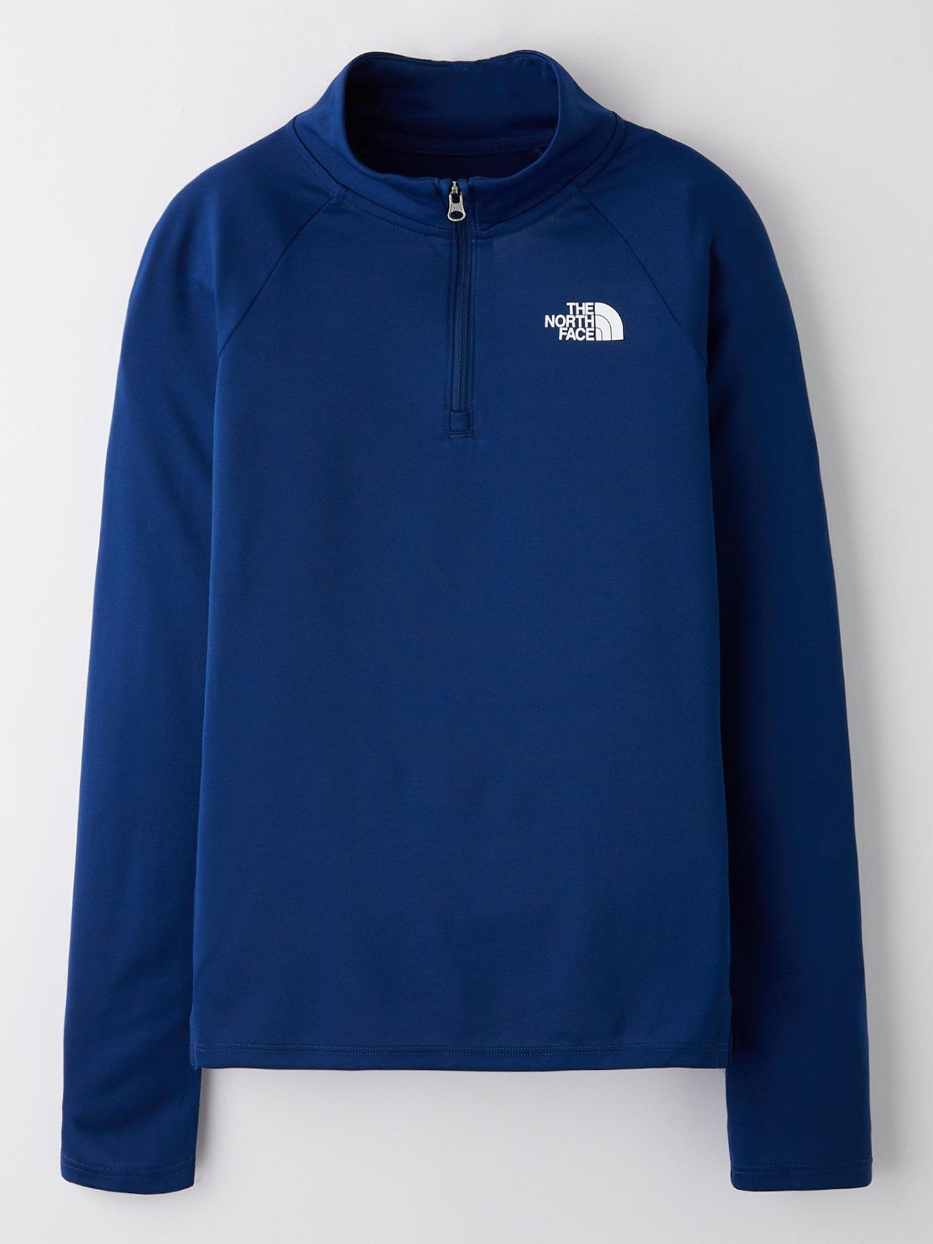 the-north-face-teen-never-stop-14-zip-blue