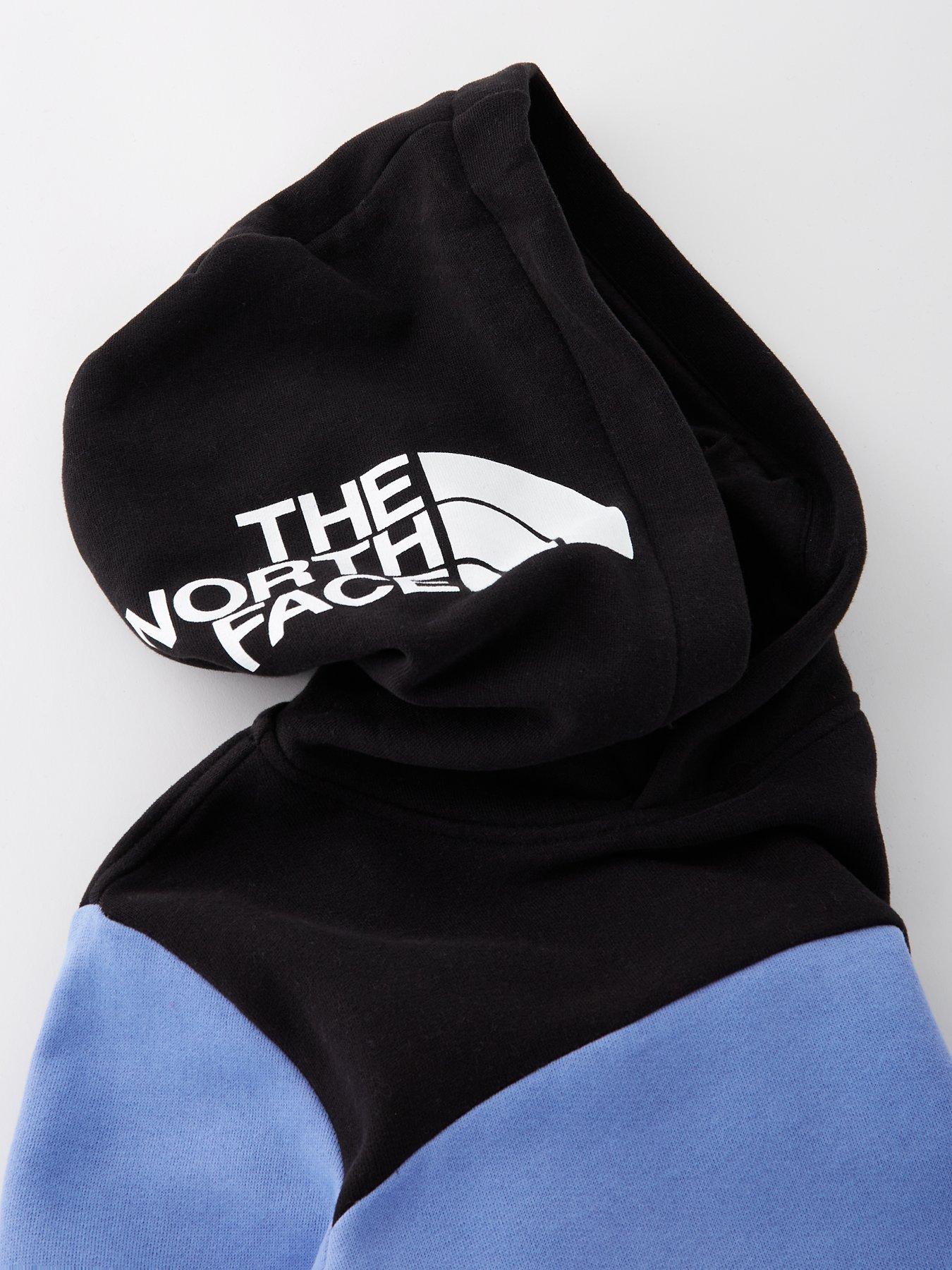  image of the-north-face-girls-back-logo-relaxed-hoodie-blue