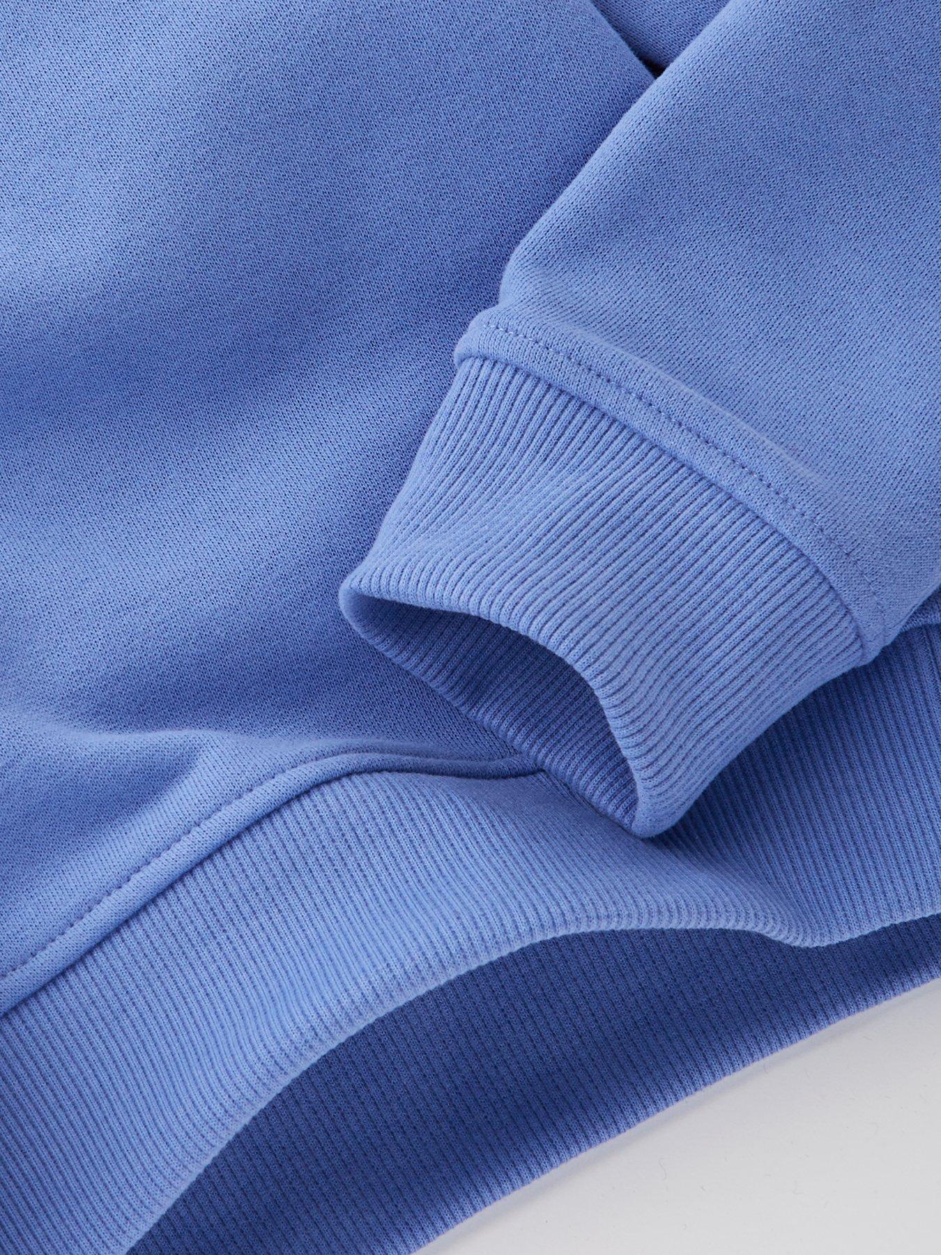  image of the-north-face-girls-back-logo-relaxed-hoodie-blue