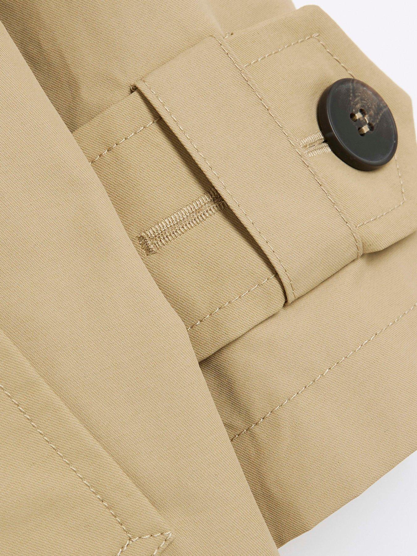 image of river-island-trench-coat-light-beige