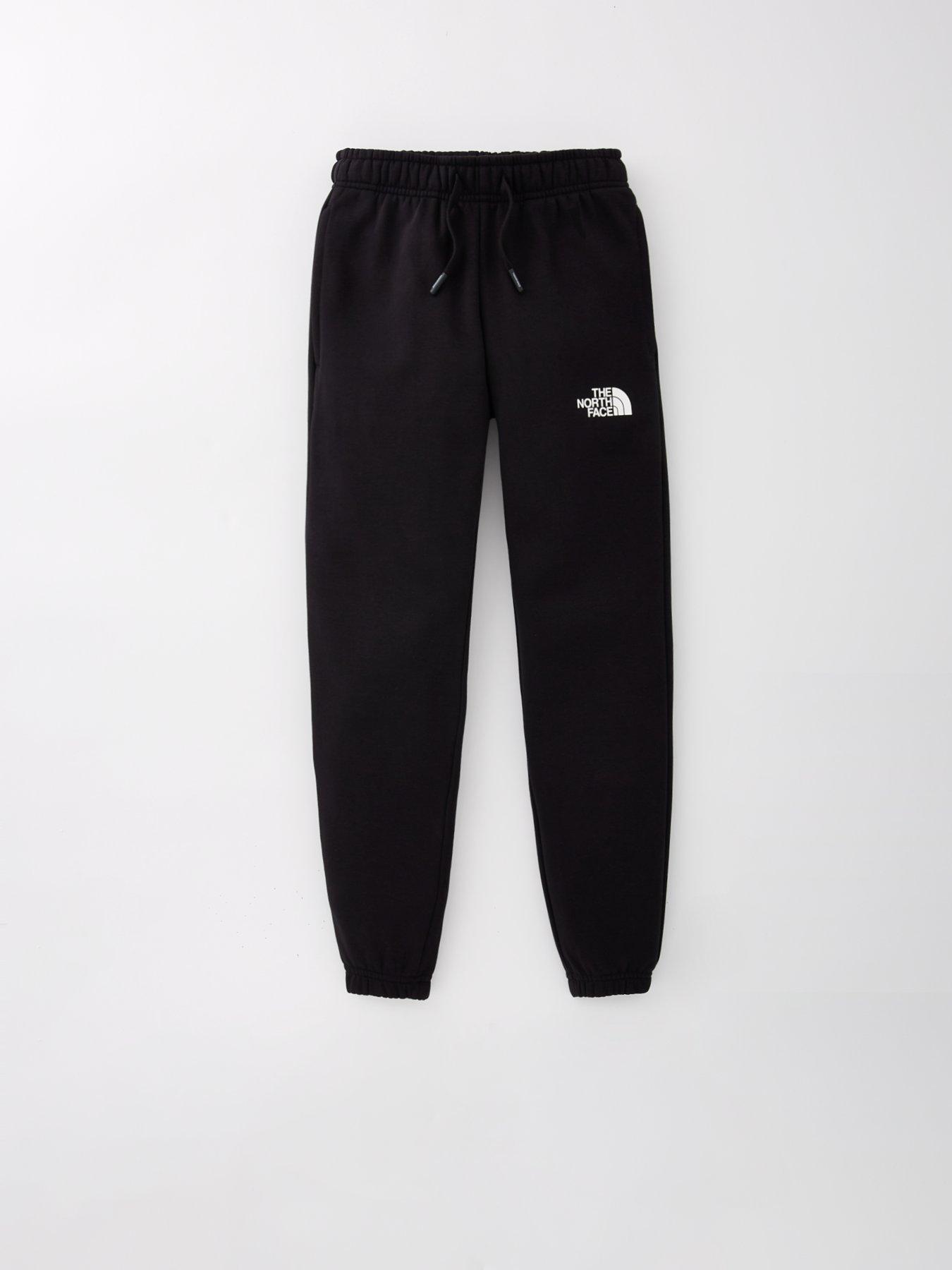  image of the-north-face-teen-regular-tapered-joggers-black