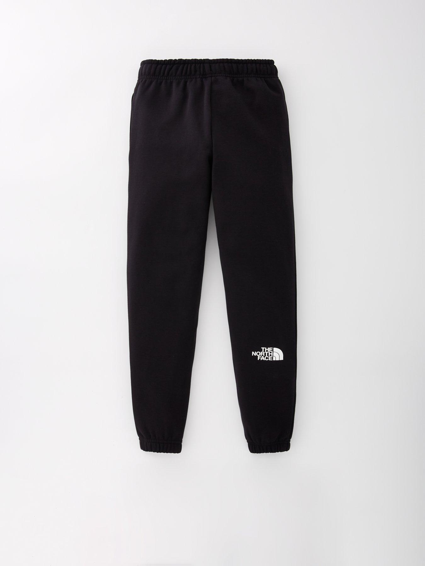  image of the-north-face-teen-regular-tapered-joggers-black