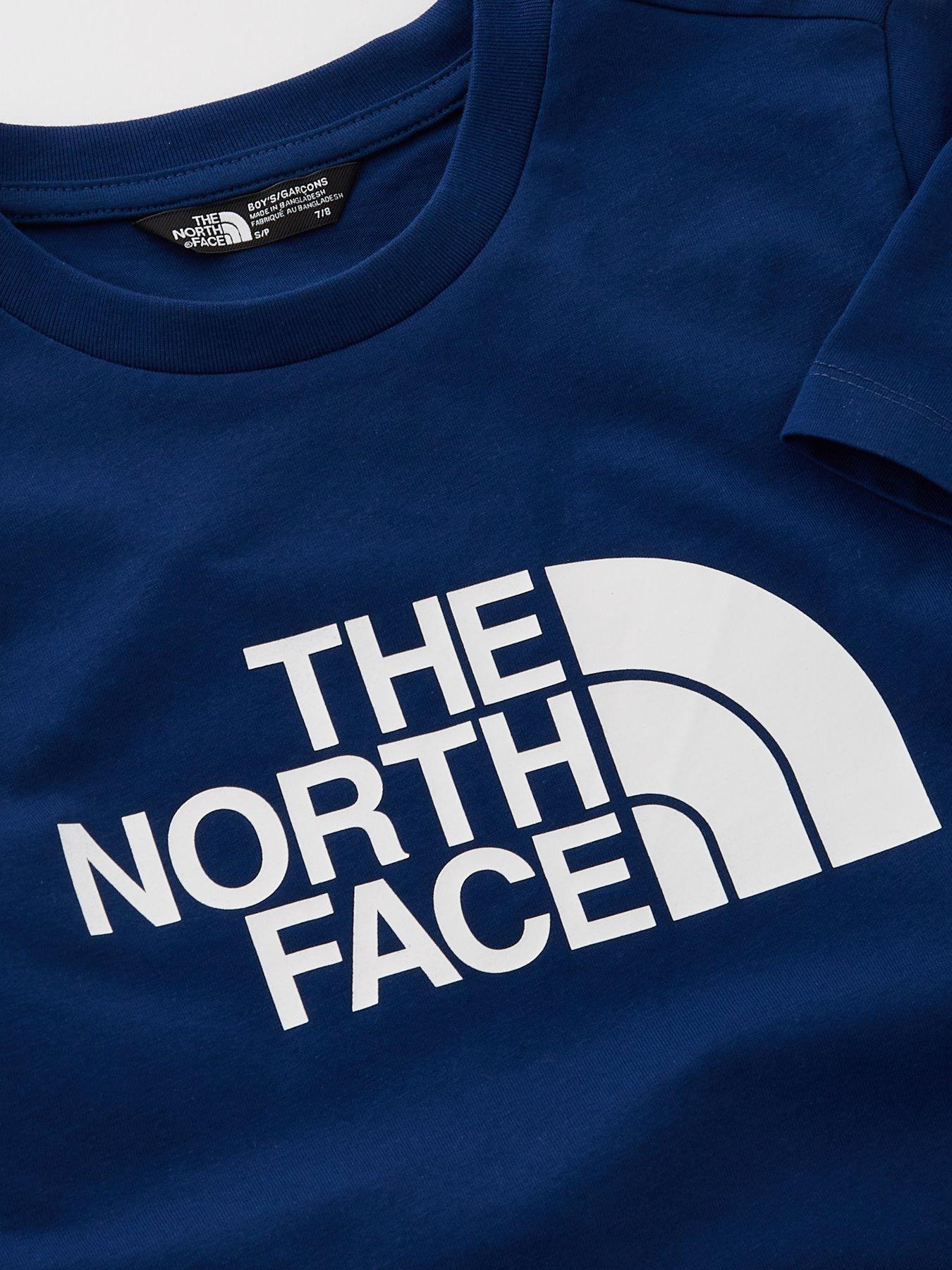  image of the-north-face-boys-short-sleeve-easy-tee-blue