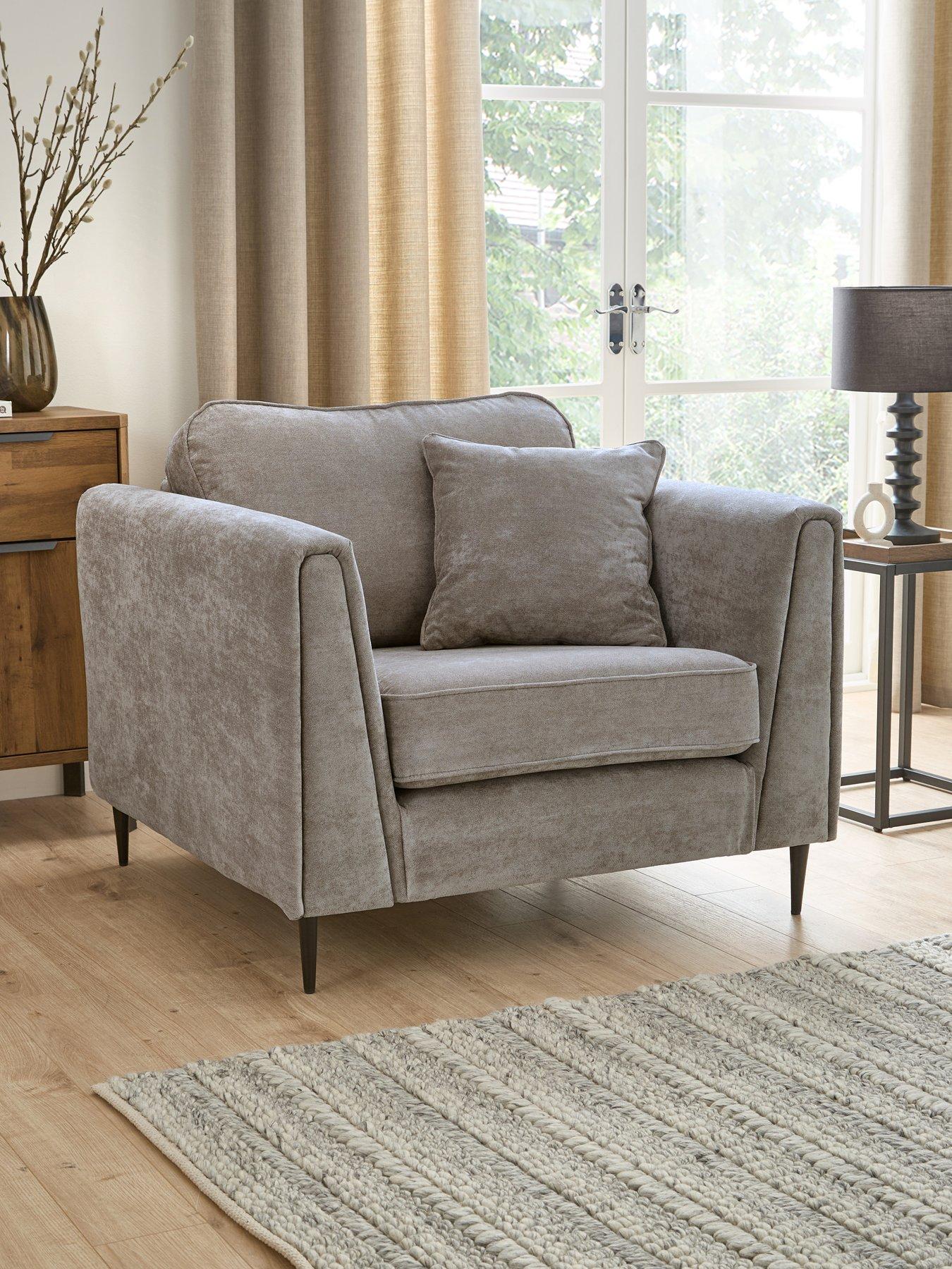 The Very Collection Messina Standard Back Fabric Armchair - FSC® Certified