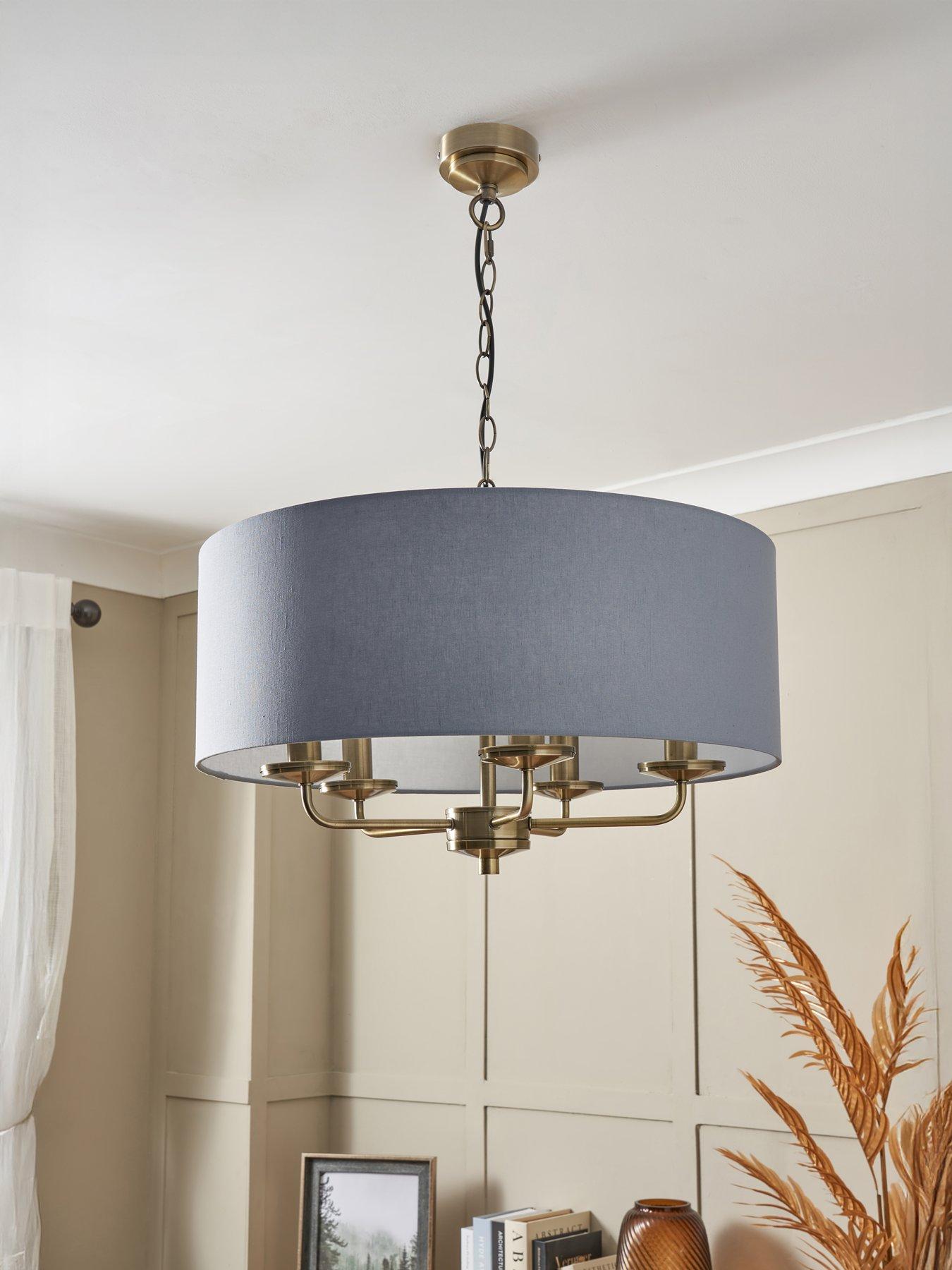 The Very Collection Mika 5-Light Ceiling Fixture - Blue