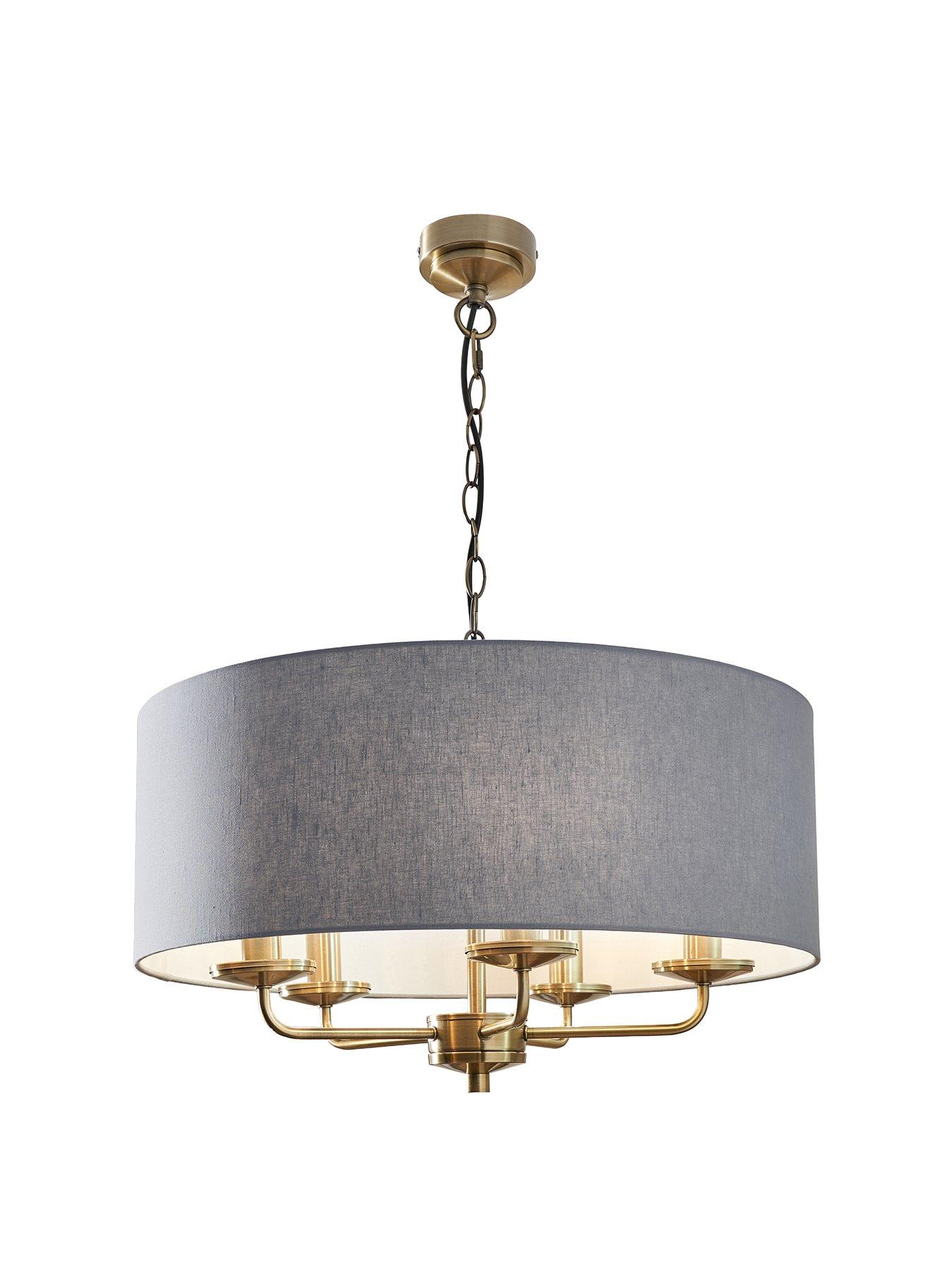 image of the-very-collection-mika-5-light-ceiling-fixture-aqua