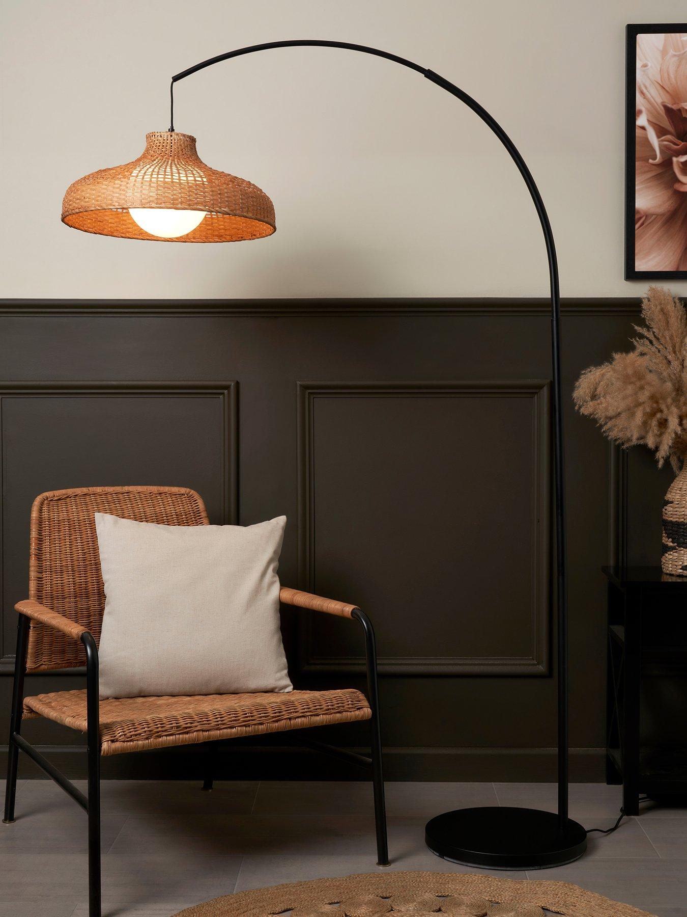 The Very Collection Black Arc Floor Lamp