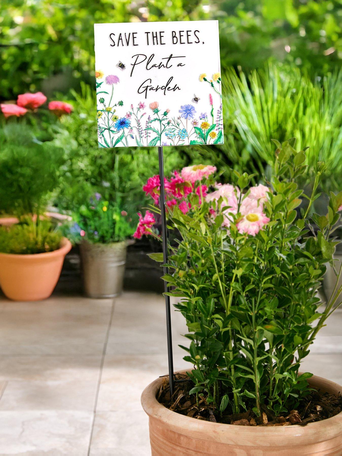  image of heaven-sends-save-the-bees-springnbspgarden-stake