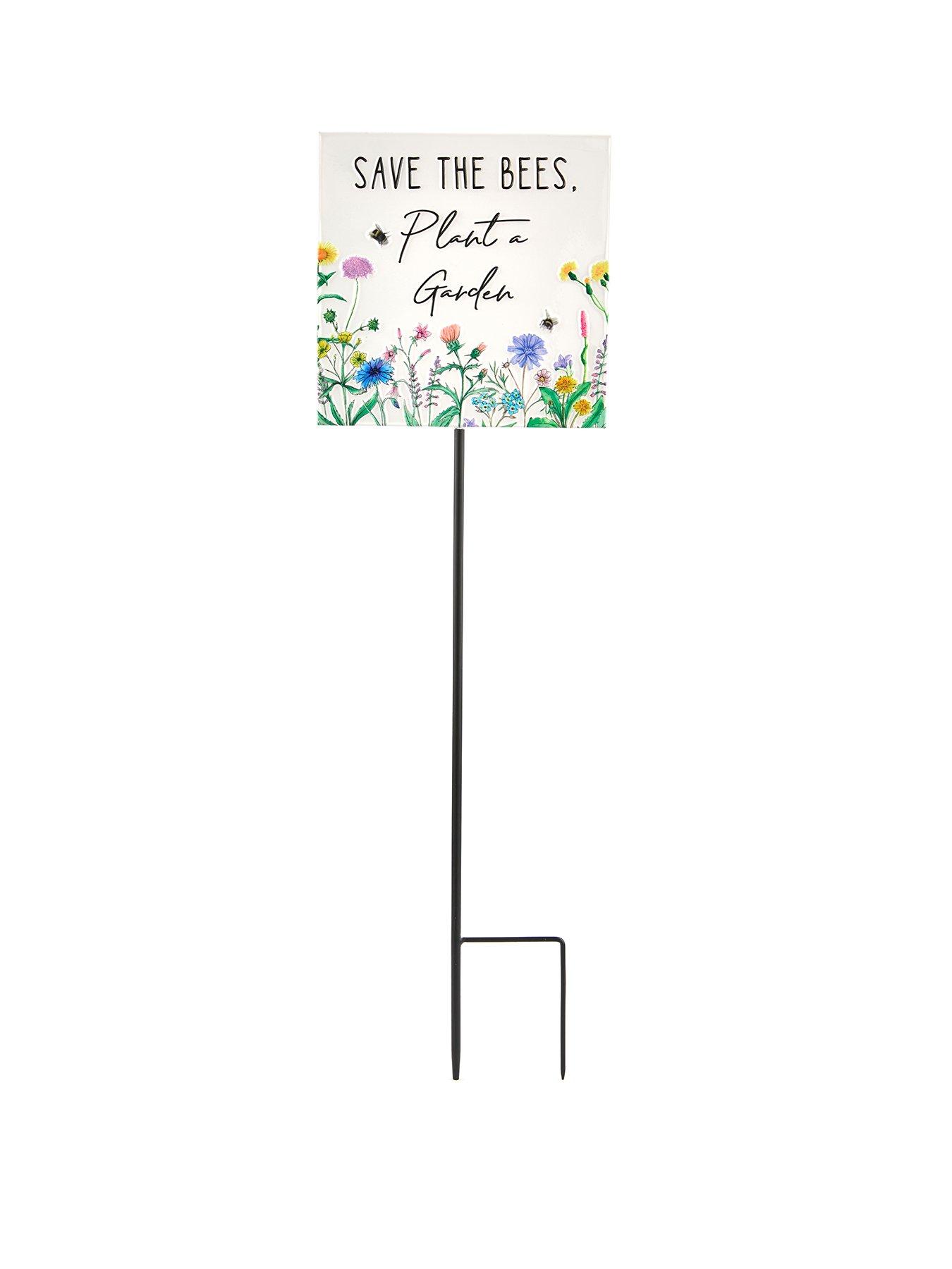  image of heaven-sends-save-the-bees-springnbspgarden-stake