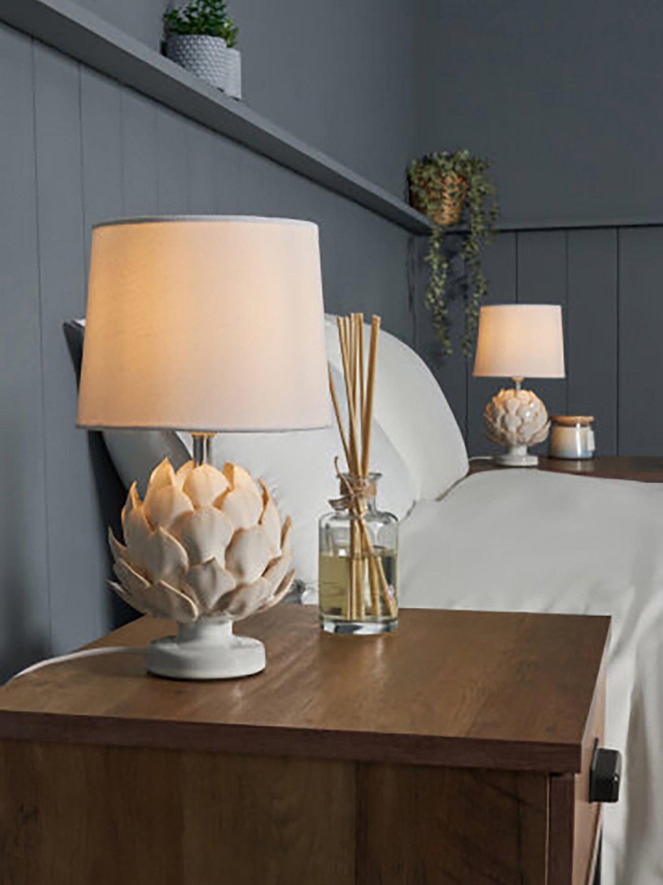 The Very Collection Set Of 2 Mini Artichoke Table Lamps Oatmeal
