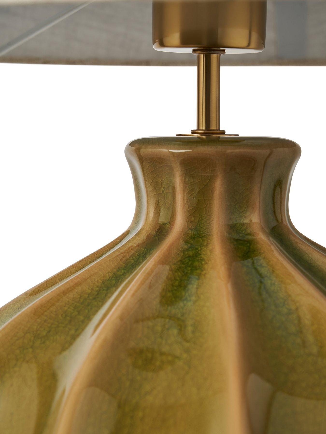  image of the-very-collection-large-ceramic-ripple-table-lamp