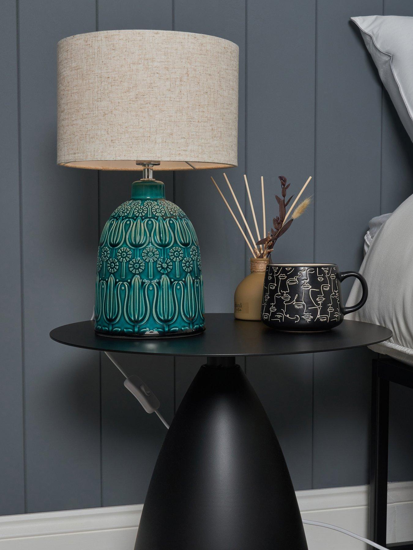 The Very Collection Ceramic Tulip Table Lamp