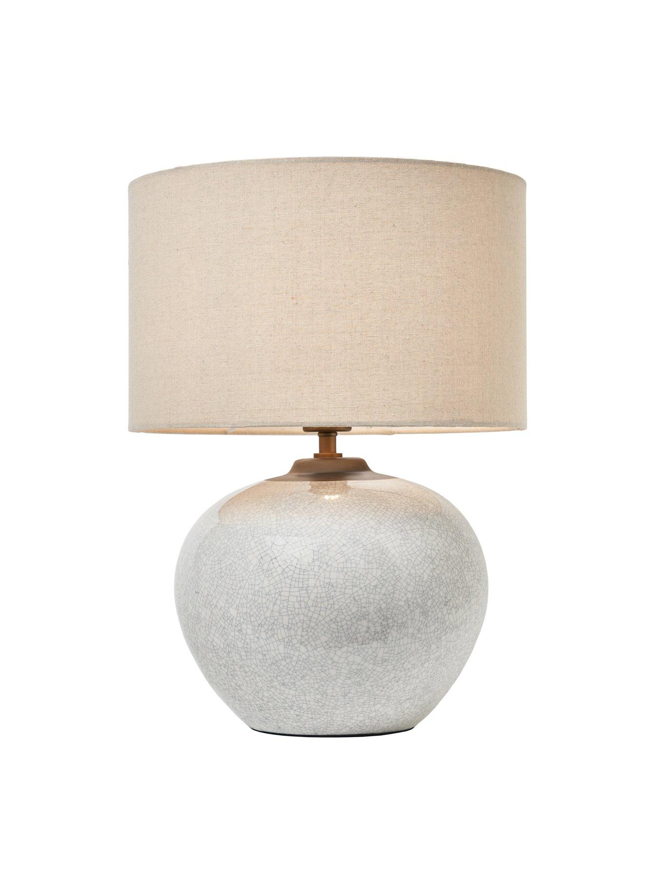 Image 3 of 5 of Michelle Keegan Home Large Crackle Table Lamp