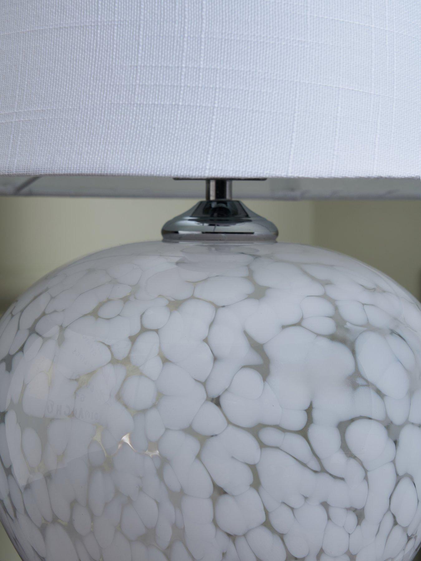  image of the-very-collection-white-flakestone-table-lamp