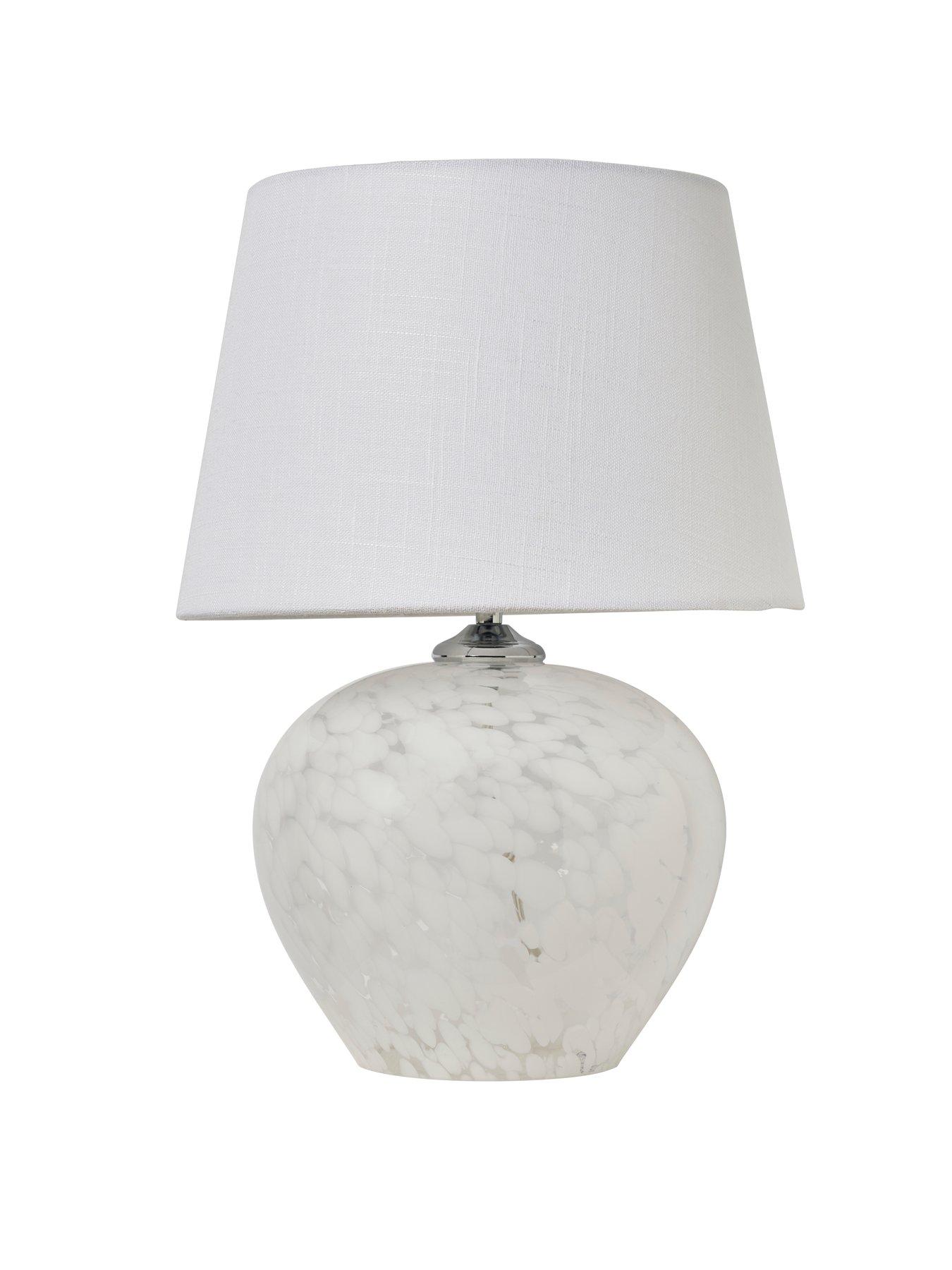  image of the-very-collection-white-flakestone-table-lamp