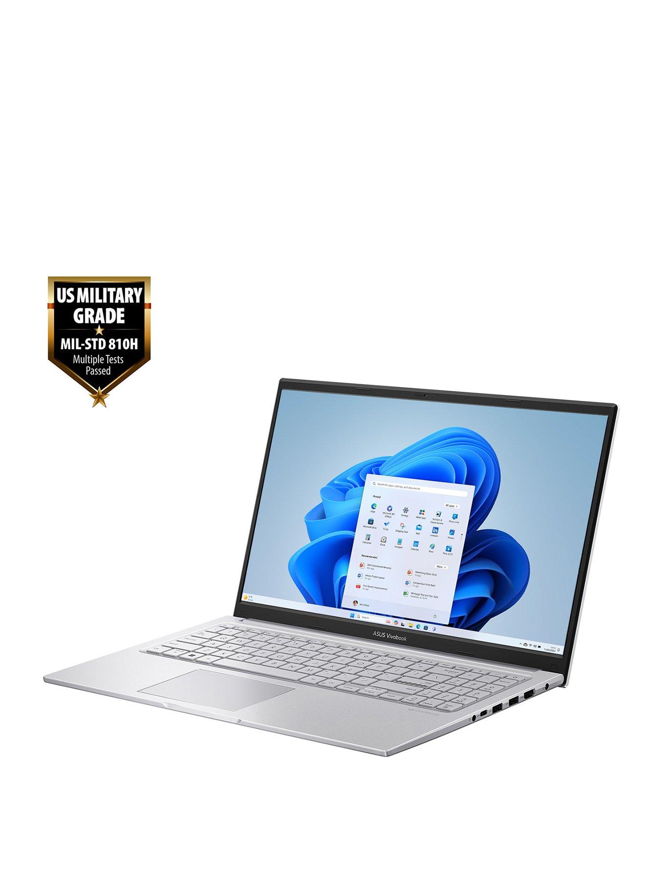 Image 2 of 7 of Asus Vivobook 15 Laptop&nbsp;- 15.6in Full HD, Intel Core i5,&nbsp;8GB RAM,&nbsp;512GB SSD, with Microsoft&nbsp;365 Personal &amp; Norton 1 Year included - Silver