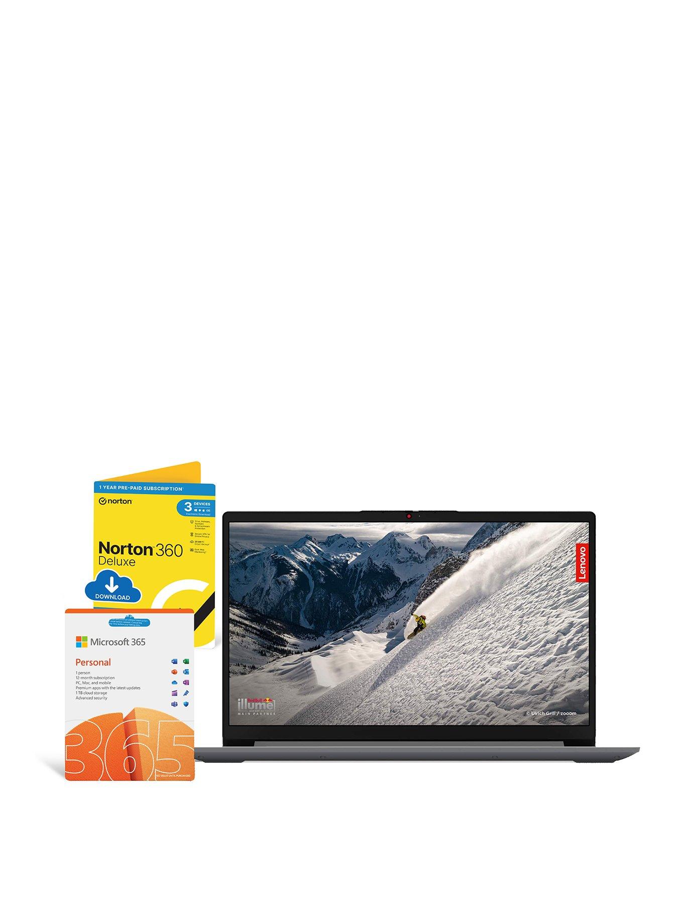  image of lenovo-ideapad-1-laptopnbsp--156in-fhd-amd-ryzen-5nbsp16gb-ram-512gb-ssdnbspwith-microsoftnbsp365-personal-amp-norton-1-year-included-silver