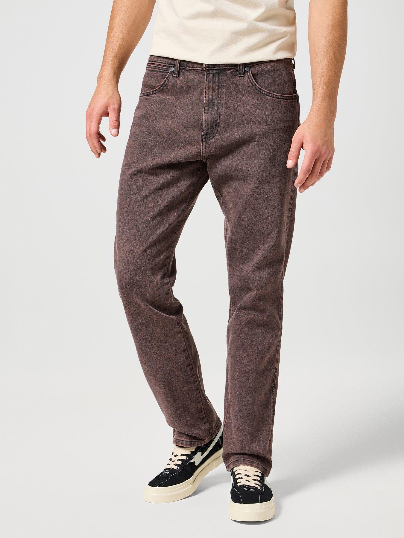 wrangler-frontier-straight-leg-jeans--dark-brown