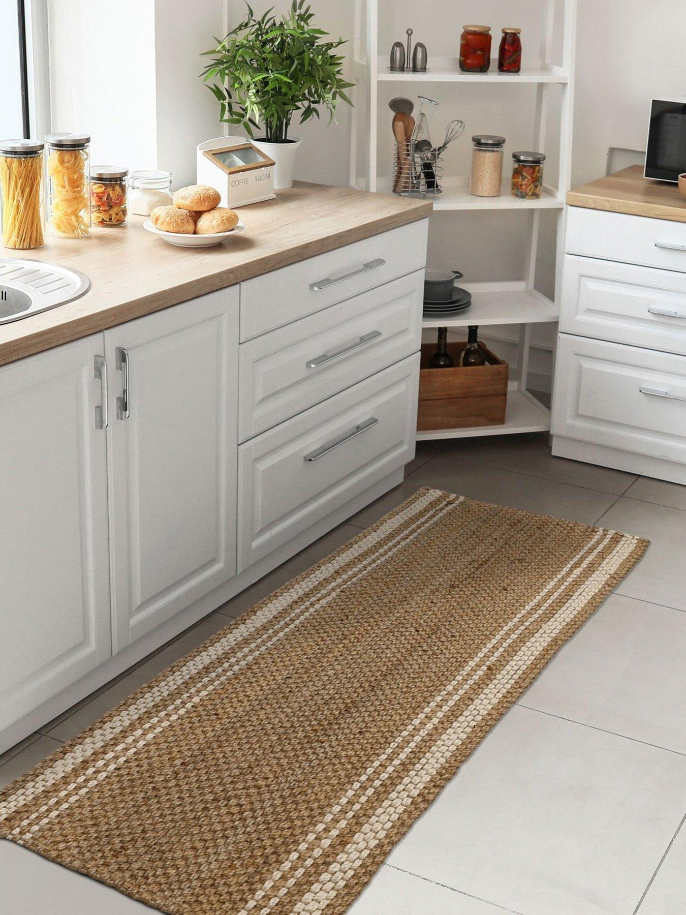 front image of the-very-collection-jute-stripe-runner-natural