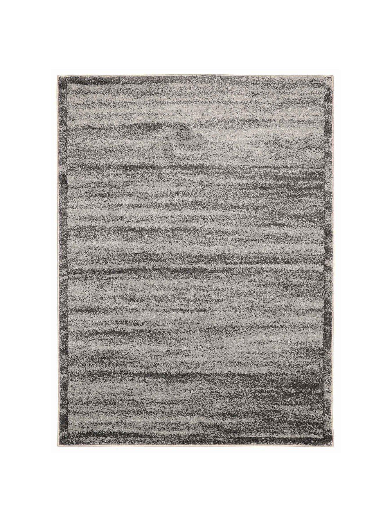  image of the-very-collection-freya-border-rug-charcoal