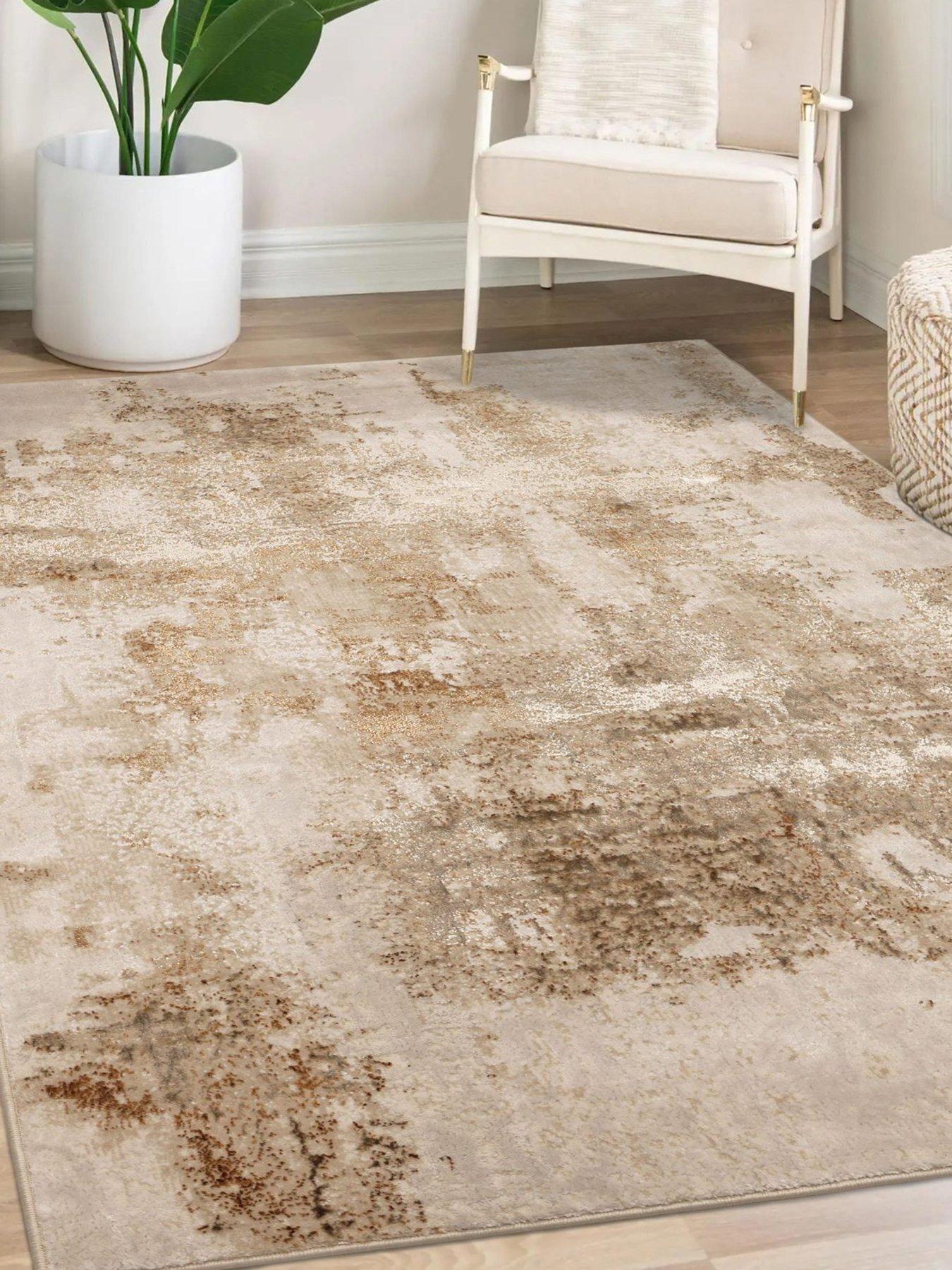 The Very Collection Dusk Textured Champagne Rug