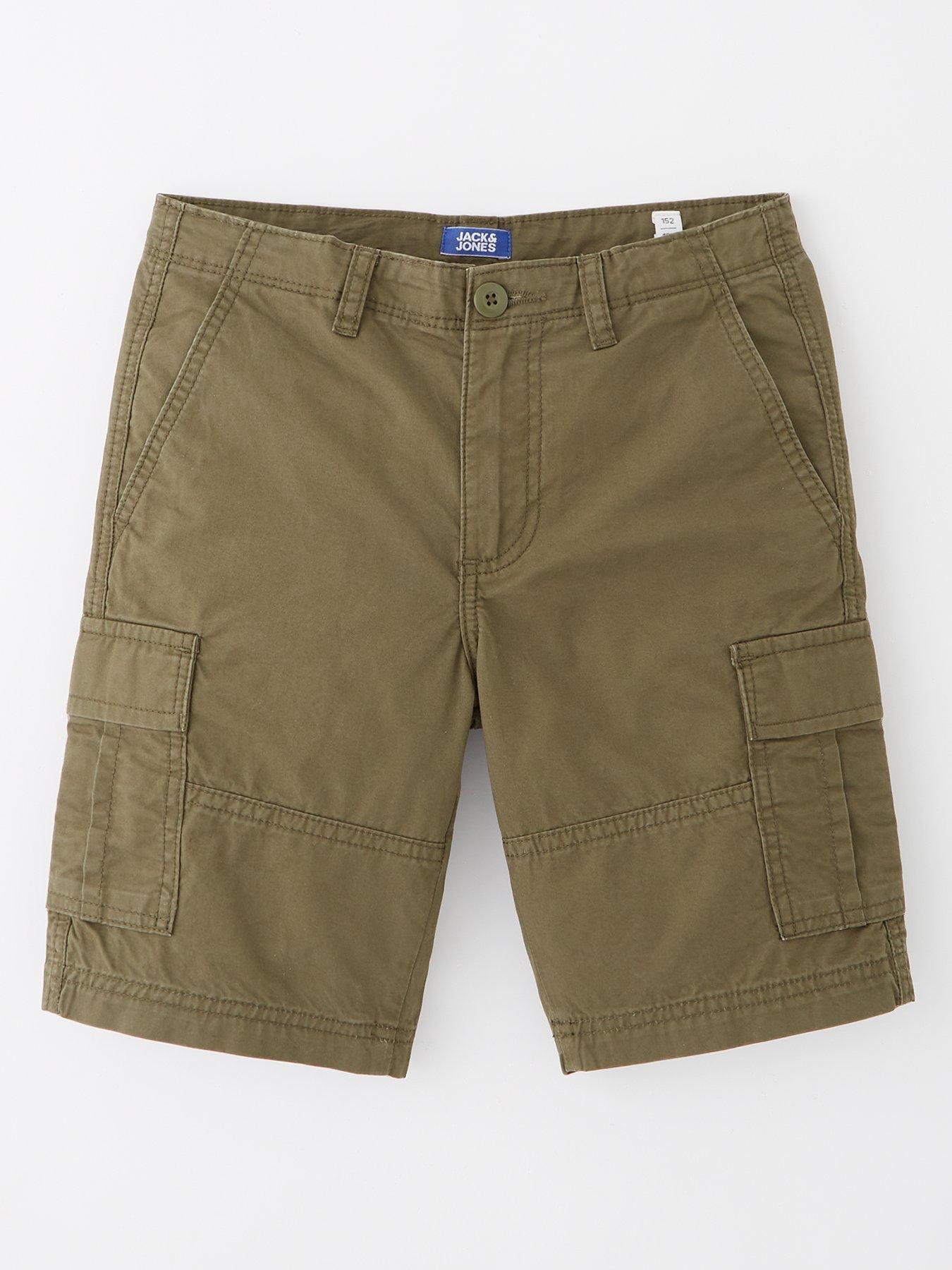 jack-jones-junior-boys-cole-mateo-cargo-shorts-olive-night