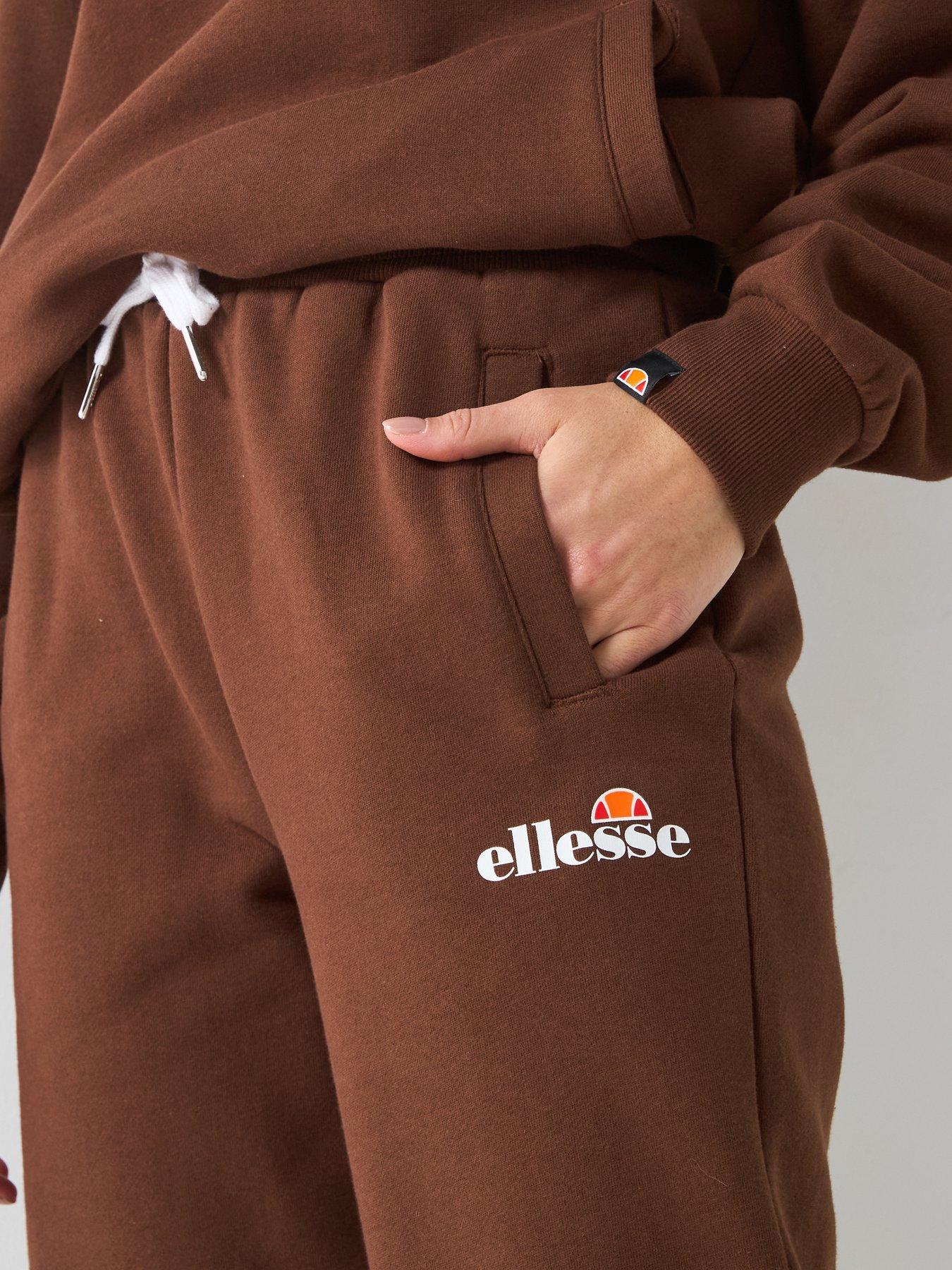  image of ellesse-womens-very-exclusive-relsin-tracksuit-brown